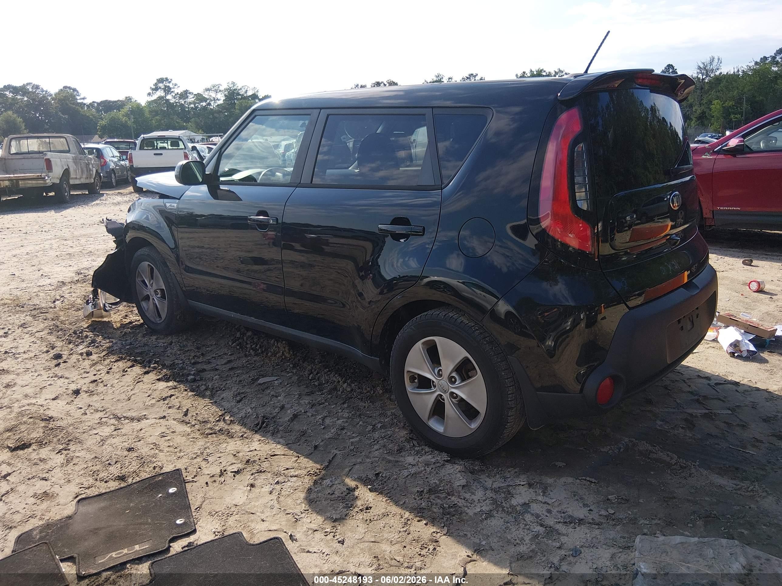 2015 Kia Soul   Black vin: KNDJN2A28F7218964