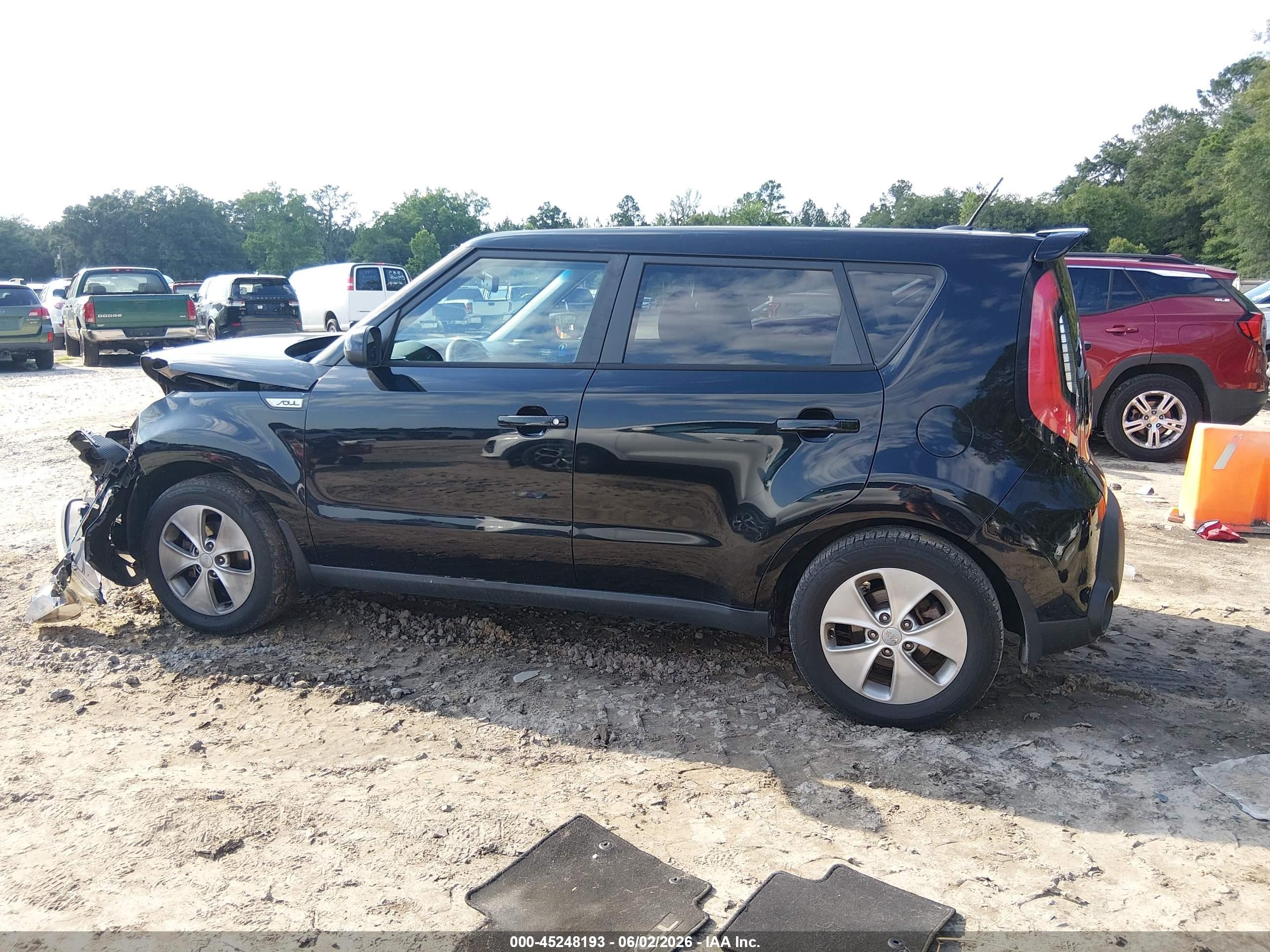 2015 Kia Soul   Black vin: KNDJN2A28F7218964