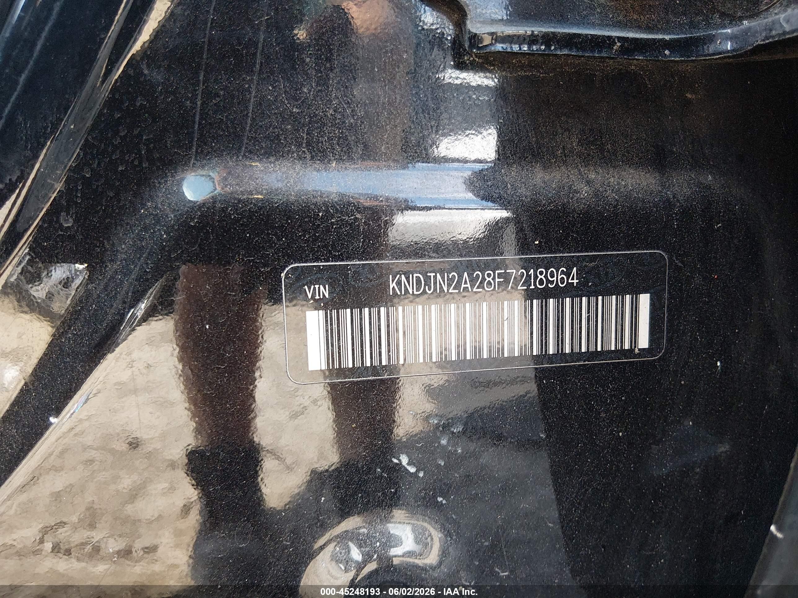 2015 Kia Soul   Black vin: KNDJN2A28F7218964
