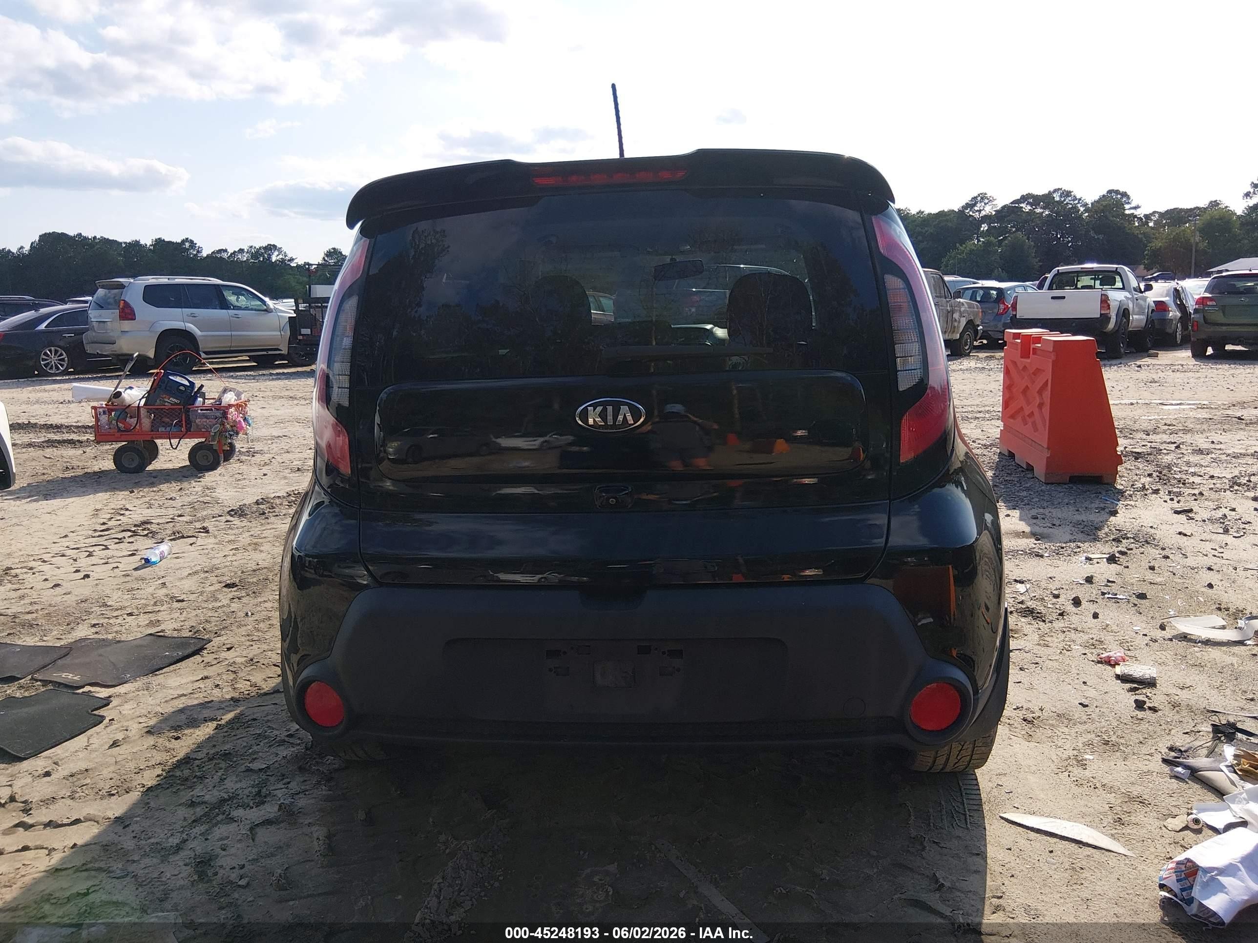 2015 Kia Soul   Black vin: KNDJN2A28F7218964