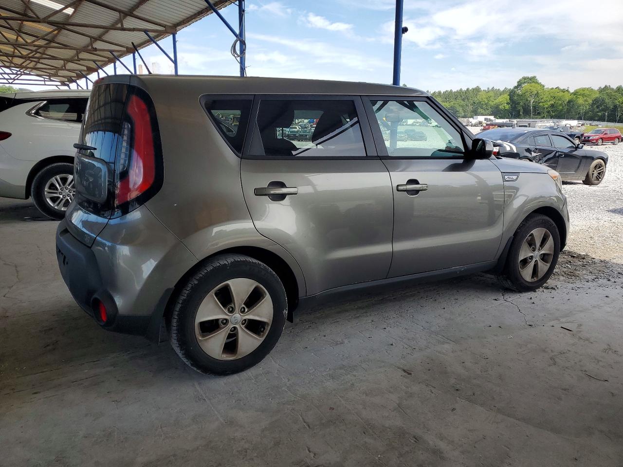 2015 Kia Soul Base Gray vin: KNDJN2A28F7226594