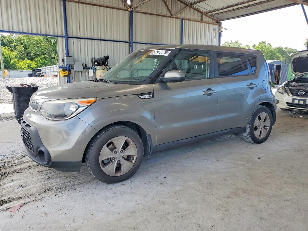 2015 Kia Soul Base Gray vin: KNDJN2A28F7226594