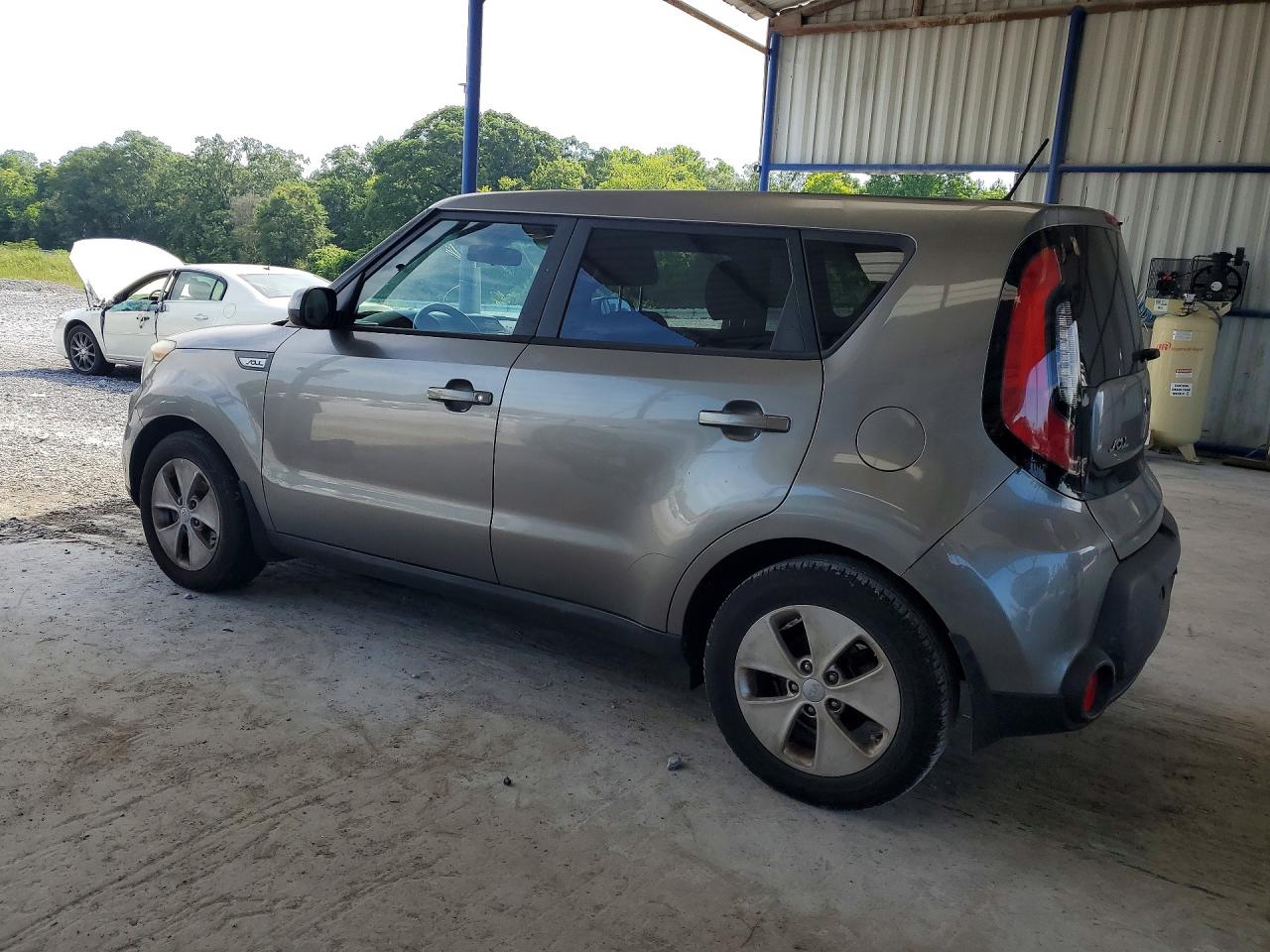 2015 Kia Soul Base Gray vin: KNDJN2A28F7226594