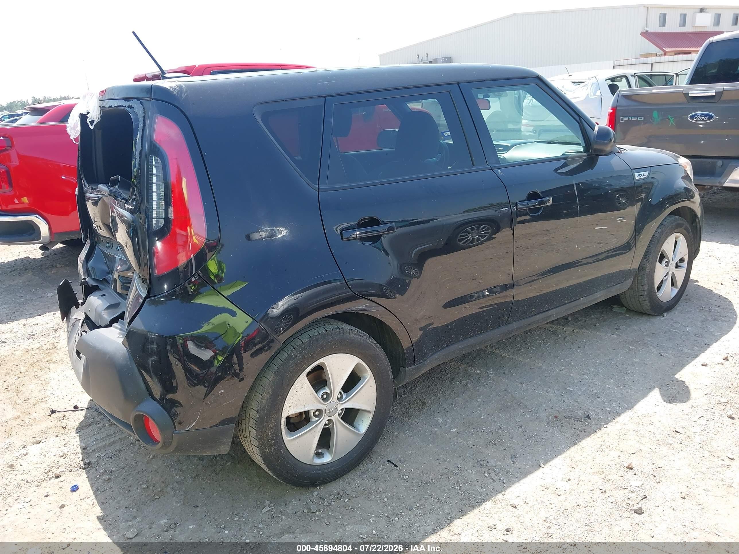 2015 Kia Soul   Black vin: KNDJN2A28F7774787