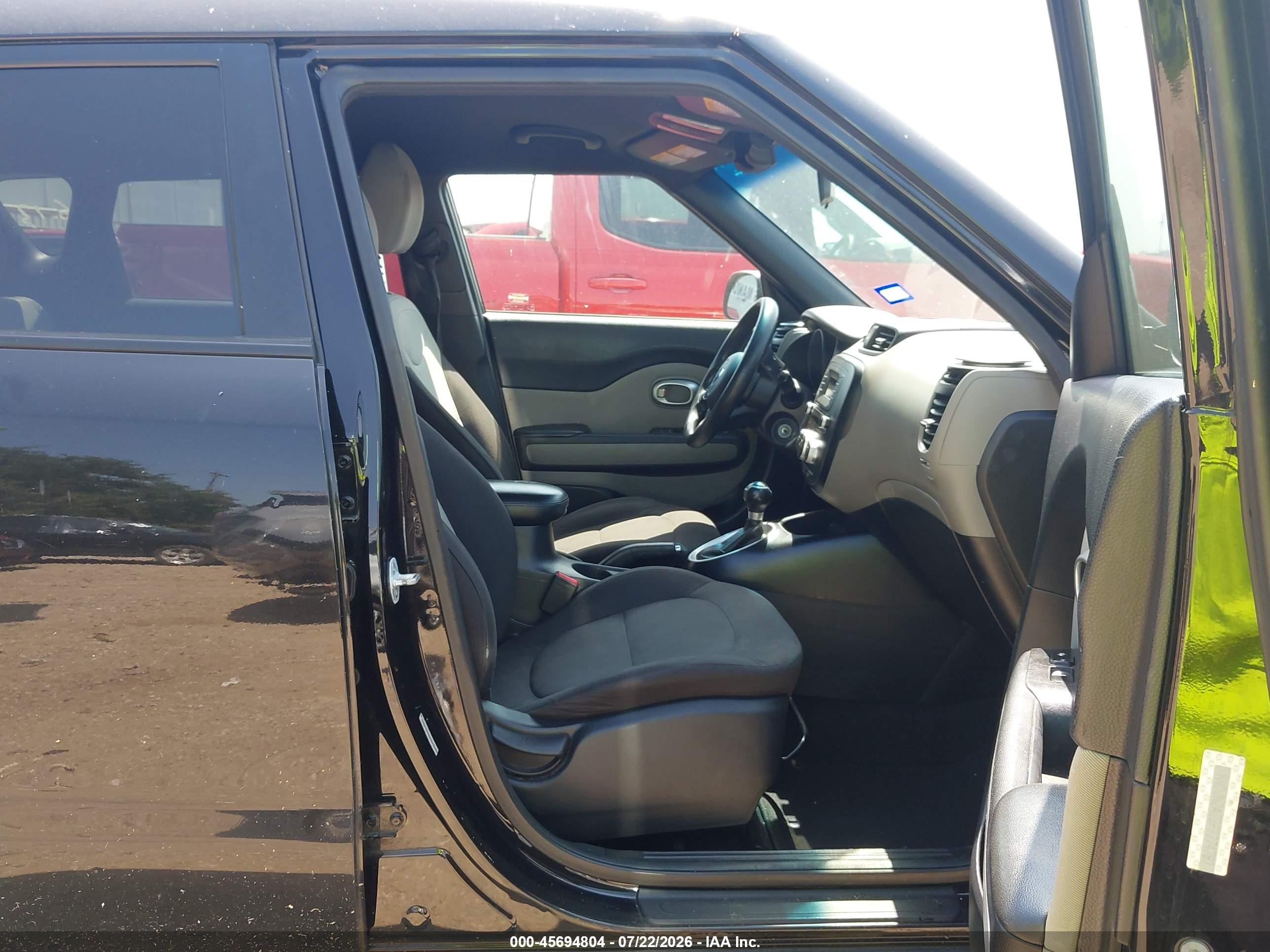 2015 Kia Soul   Black vin: KNDJN2A28F7774787