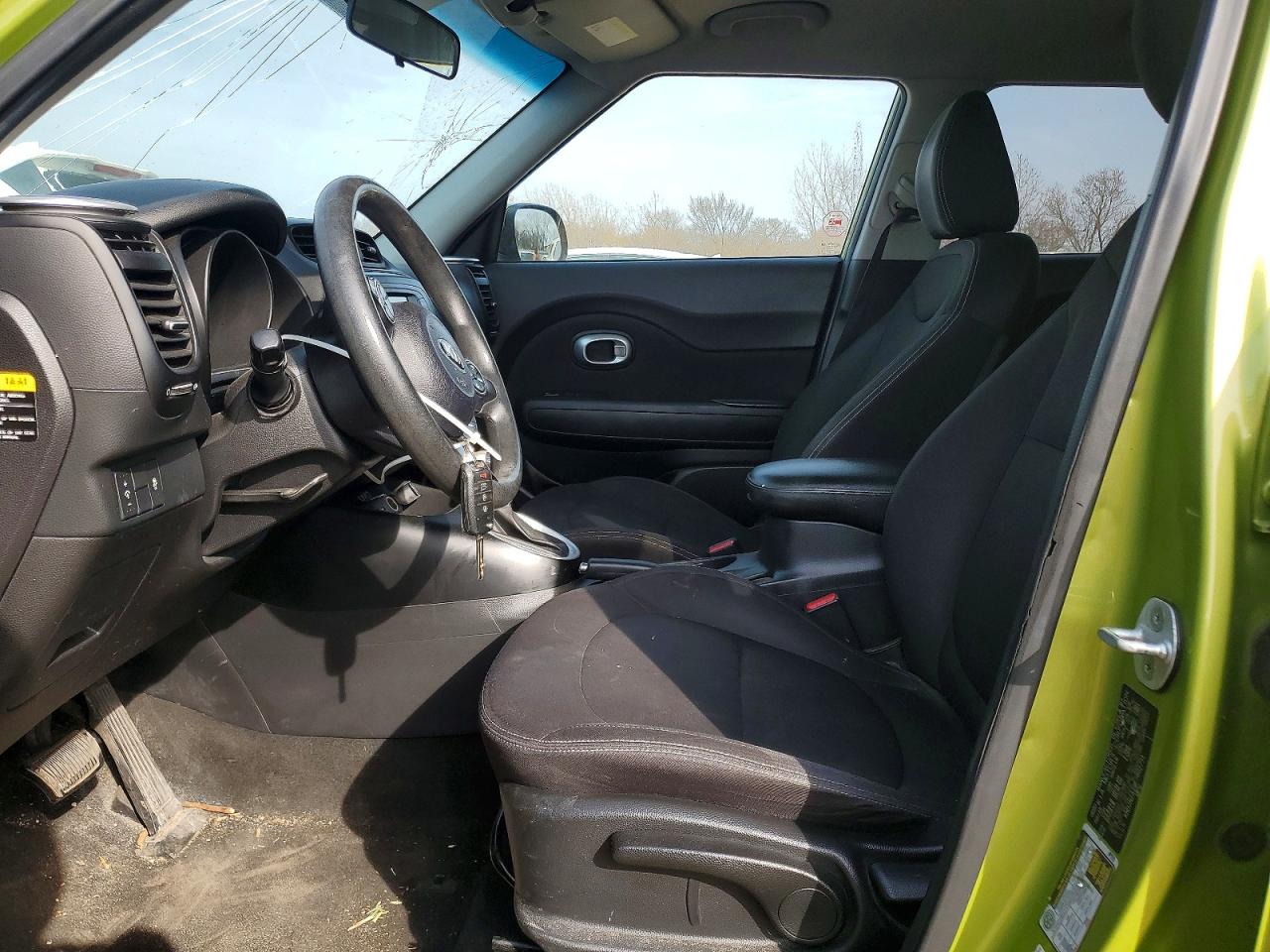 2015 Kia Soul Base Зеленый vin: KNDJN2A28F7802751