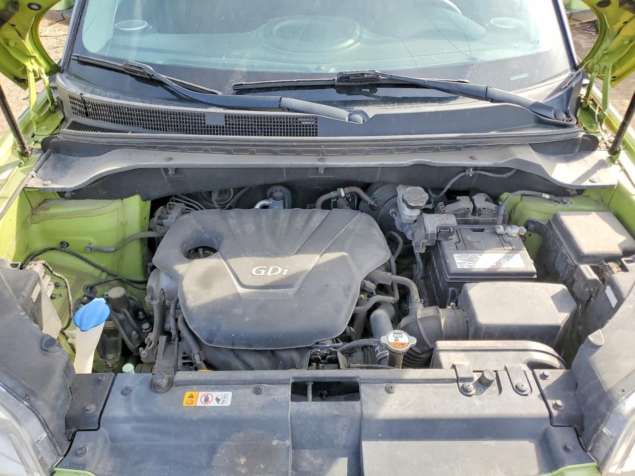 2015 Kia Soul Base Зеленый vin: KNDJN2A28F7802751