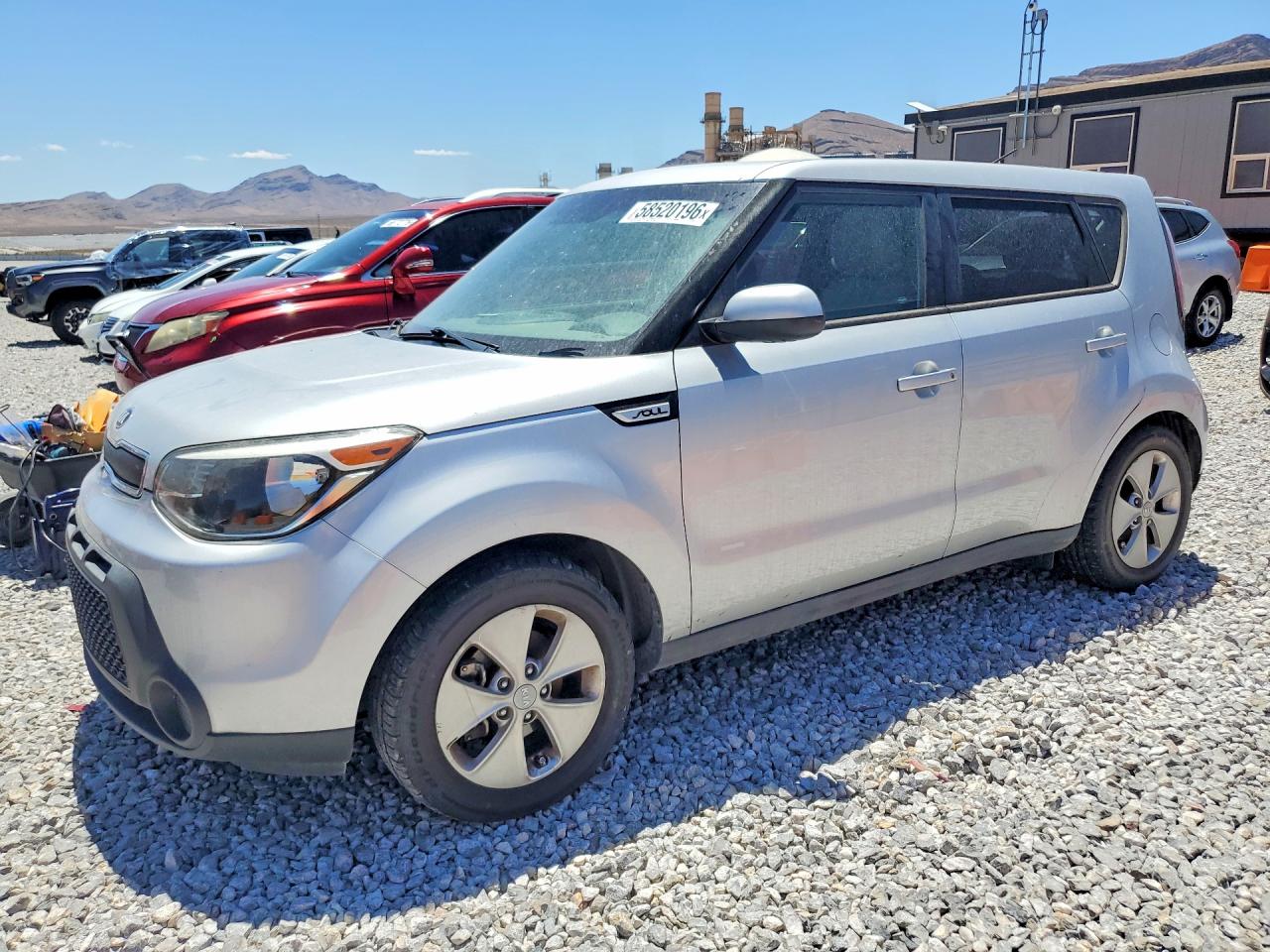 2015 Kia Soul Base Silver vin: KNDJN2A28F7811238