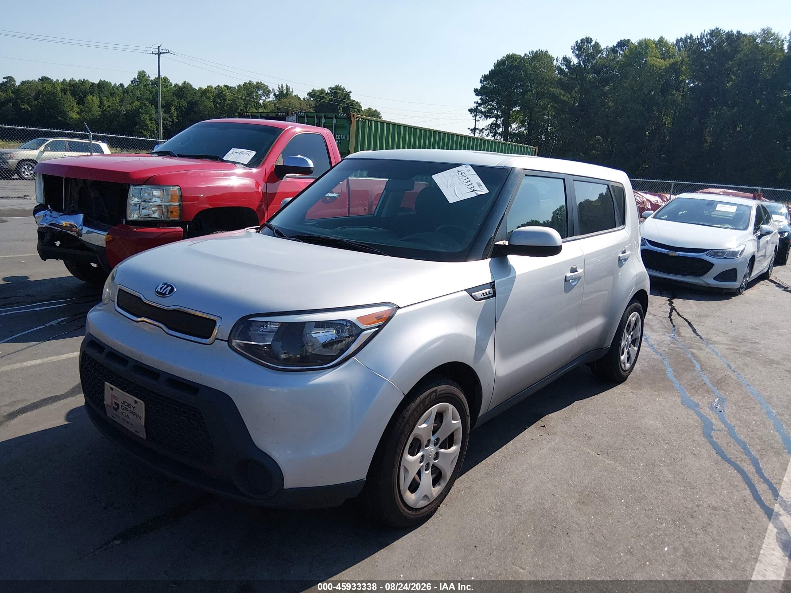 2015 Kia Soul   Silver vin: KNDJN2A28F7814401