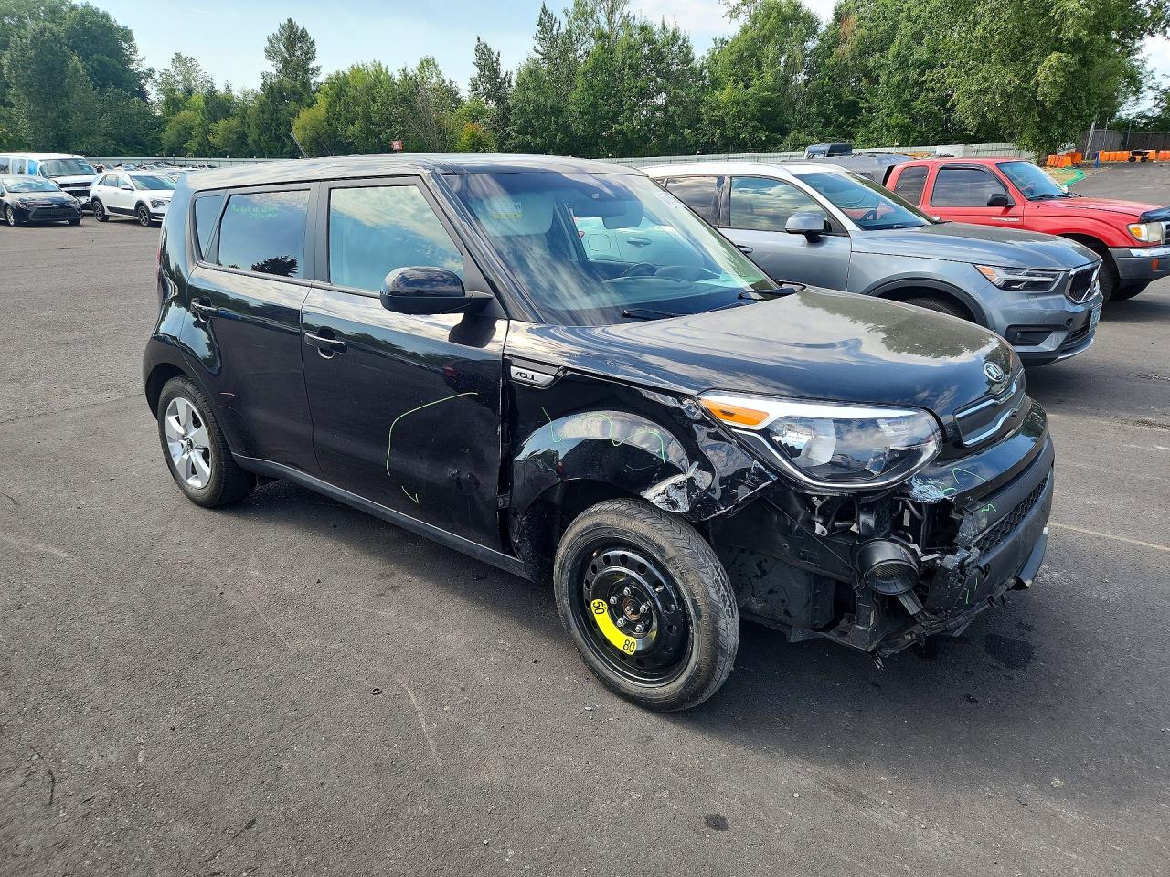 2019 Kia Soul Base Black vin: KNDJN2A28K7917392
