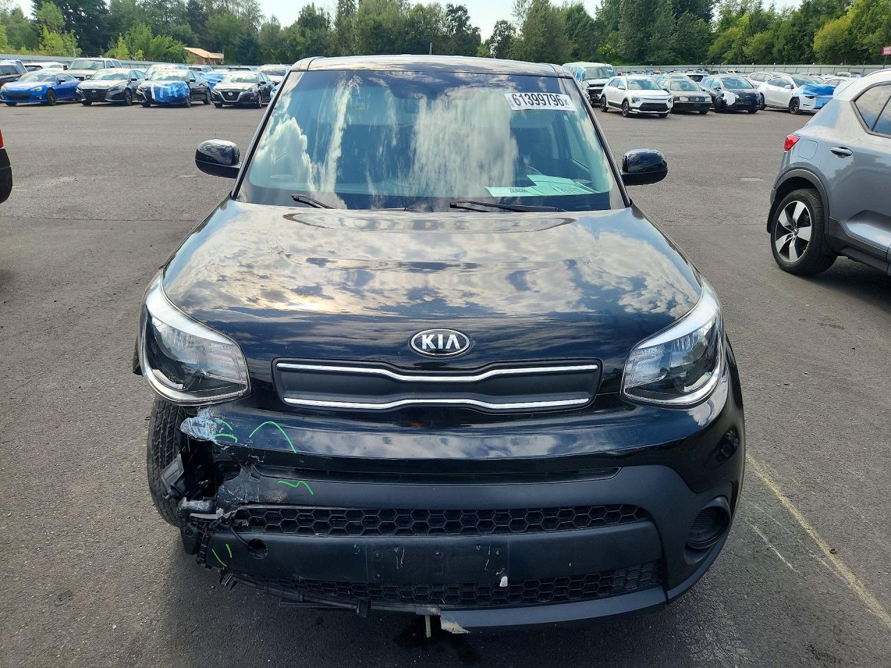 2019 Kia Soul Base Black vin: KNDJN2A28K7917392