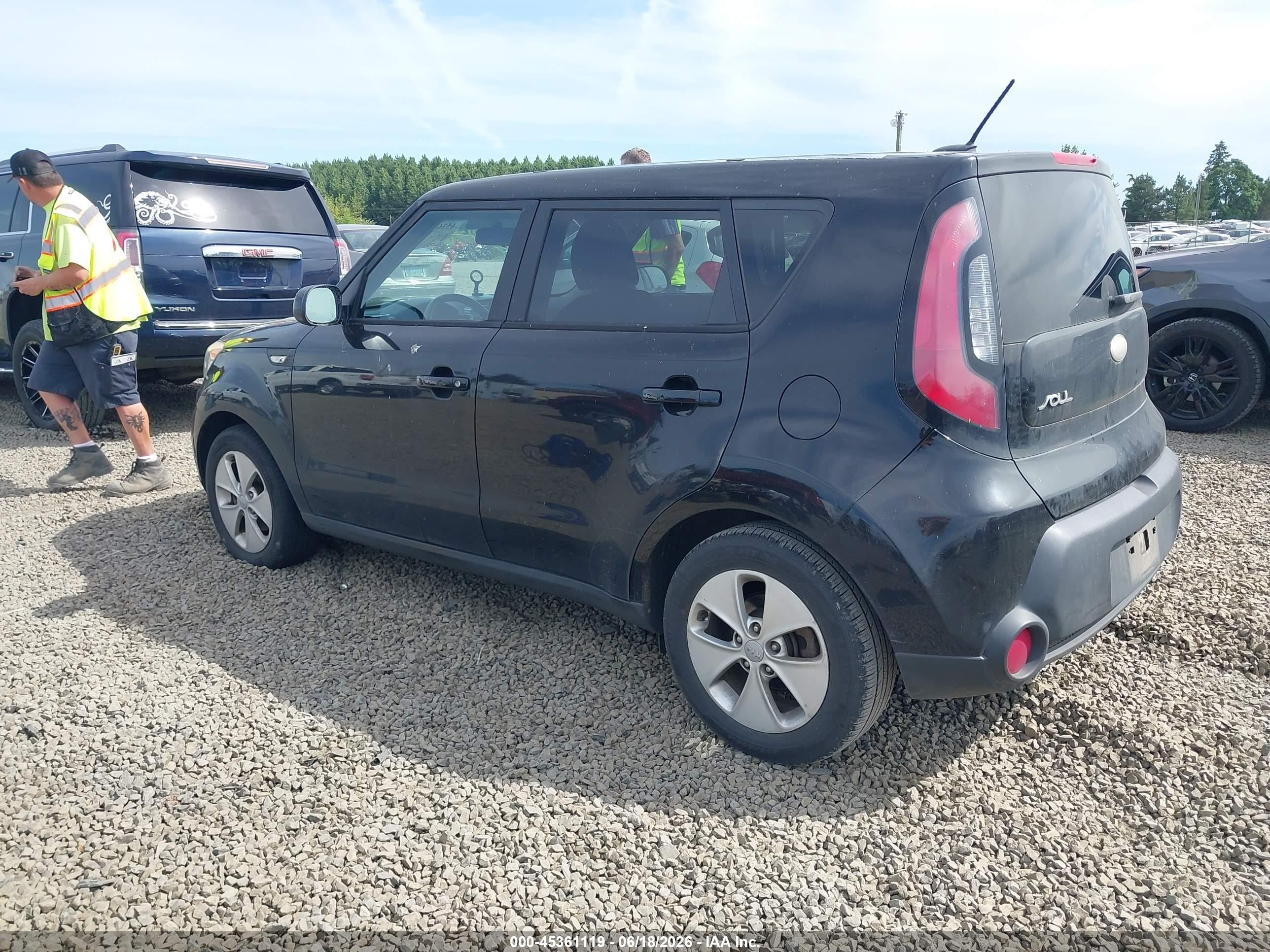 2014 Kia Soul   Black vin: KNDJN2A29E7014639