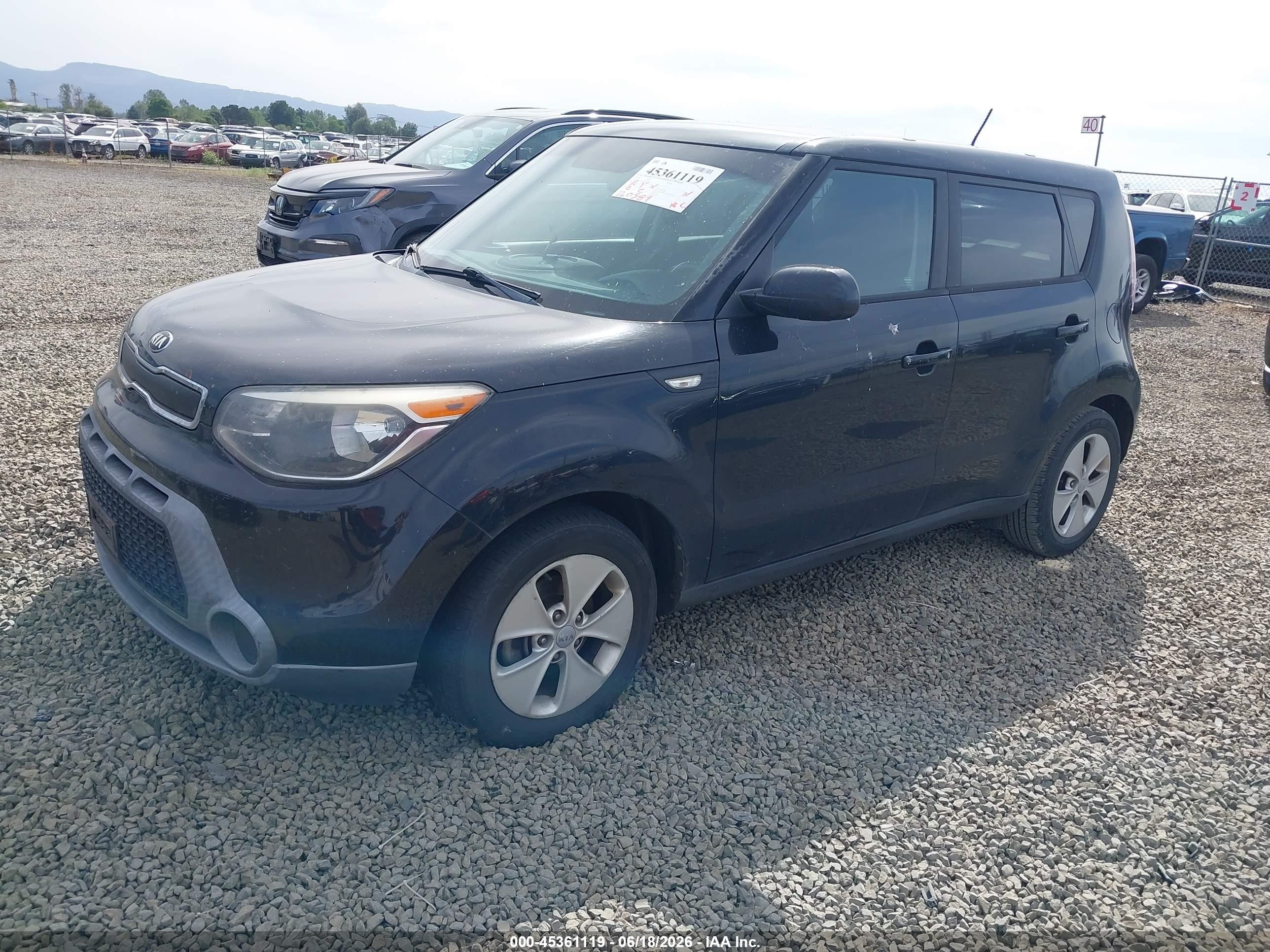 2014 Kia Soul   Black vin: KNDJN2A29E7014639