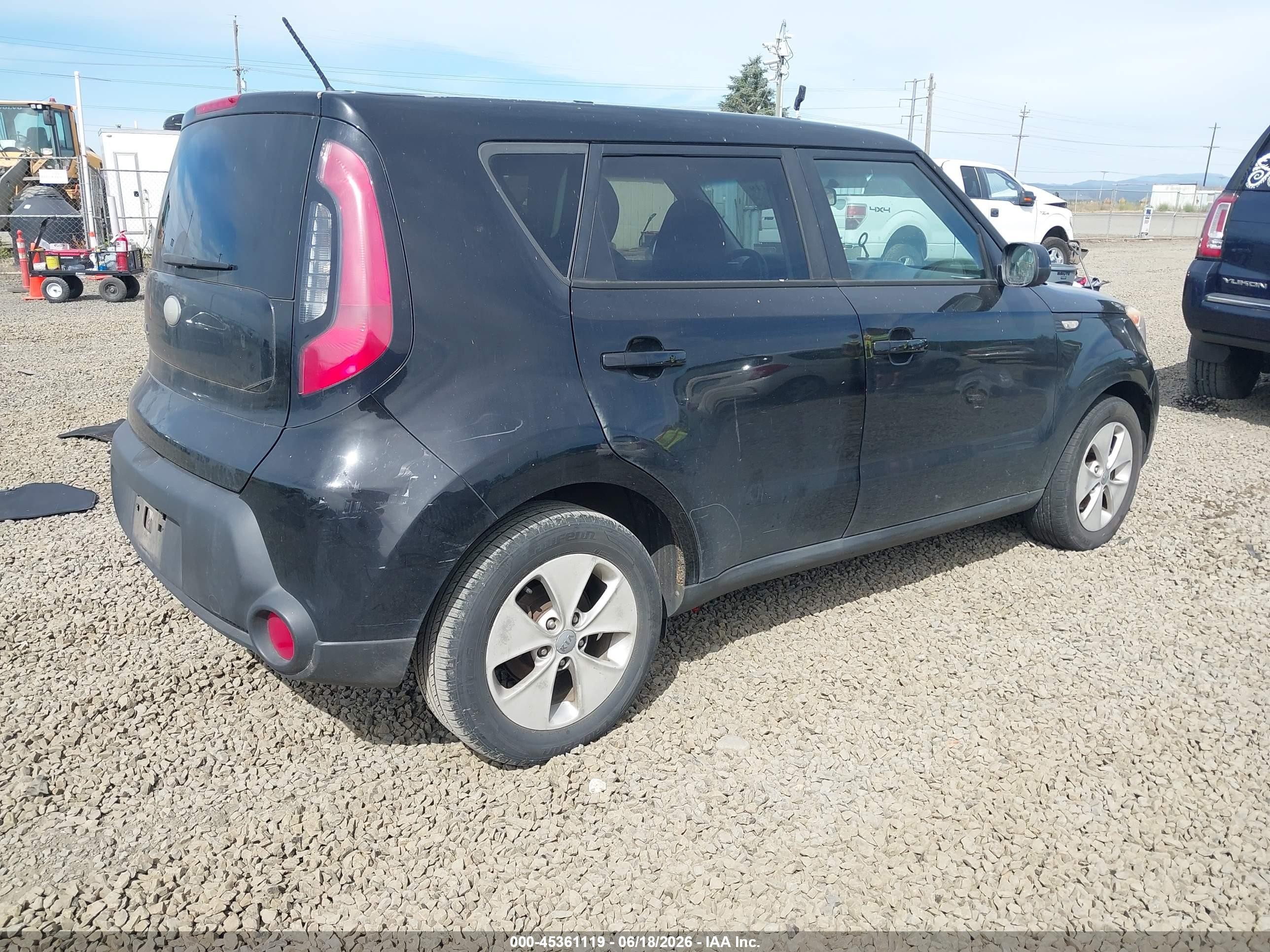2014 Kia Soul   Black vin: KNDJN2A29E7014639