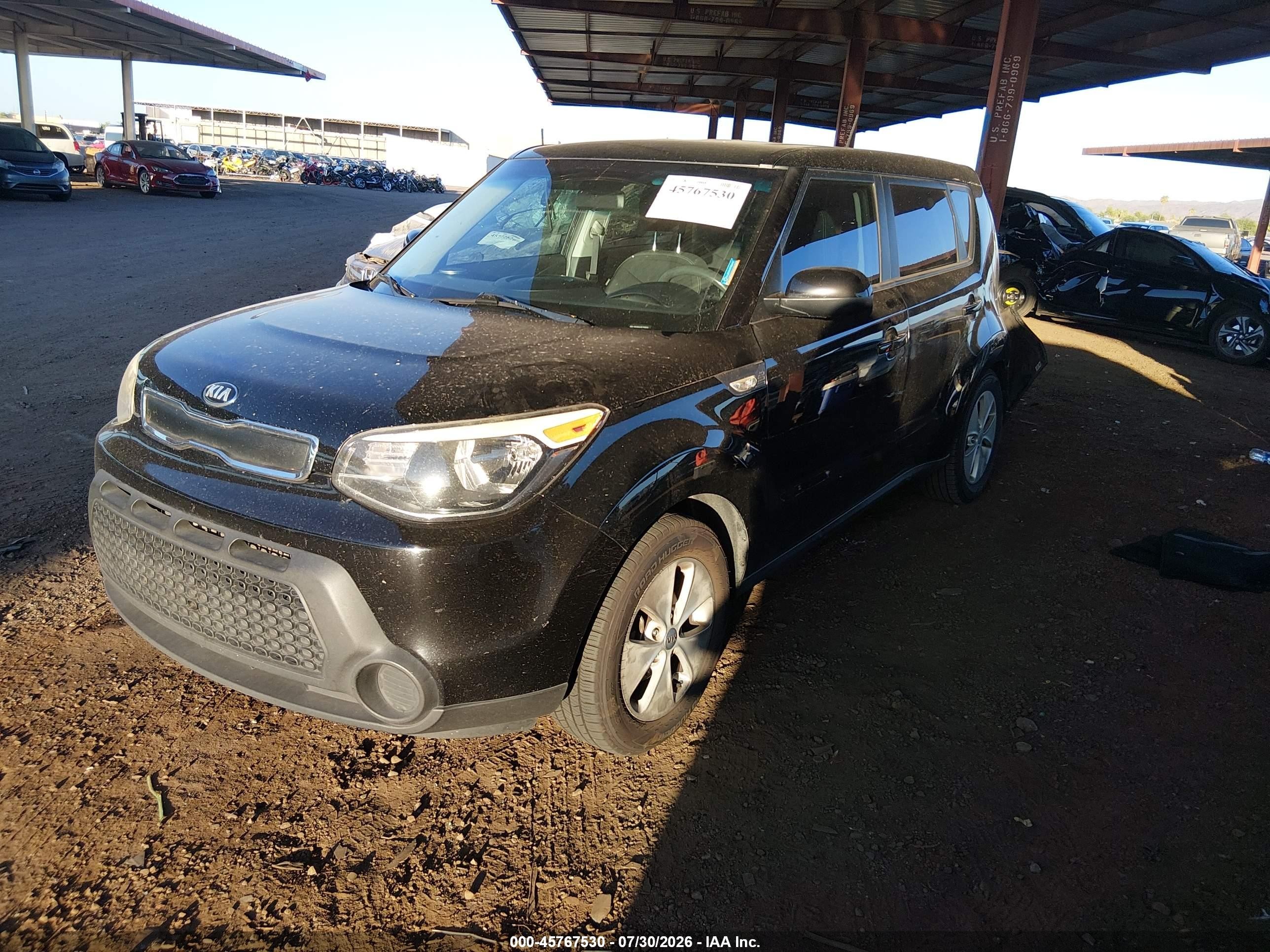 2014 Kia Soul   Black vin: KNDJN2A29E7018500