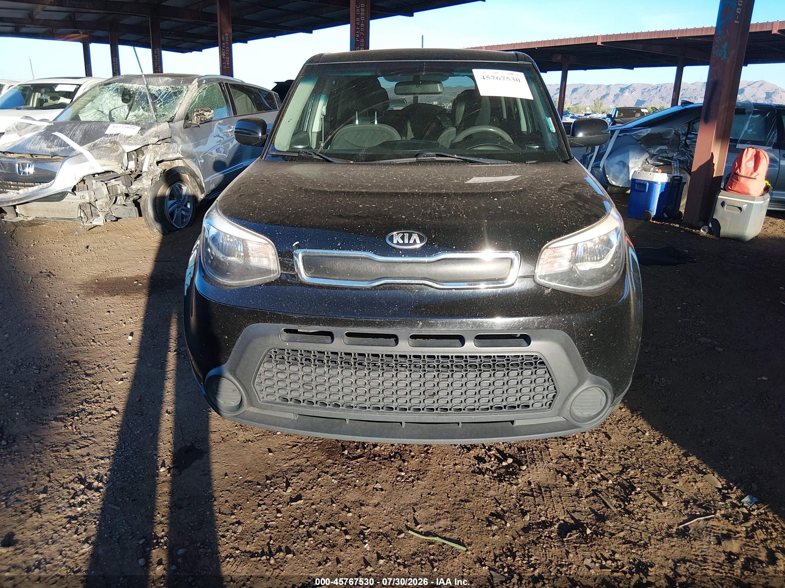 2014 Kia Soul   Black vin: KNDJN2A29E7018500