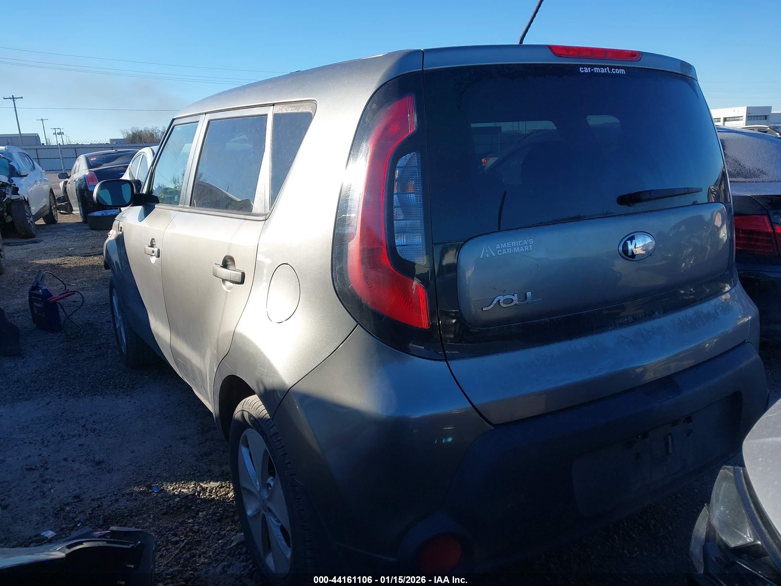 2014 Kia Soul   Серый vin: KNDJN2A29E7028444