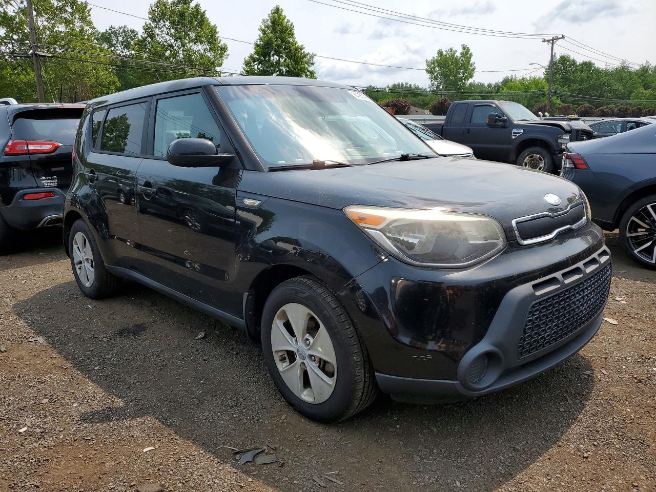 2014 Kia Soul Base Черный vin: KNDJN2A29E7035507