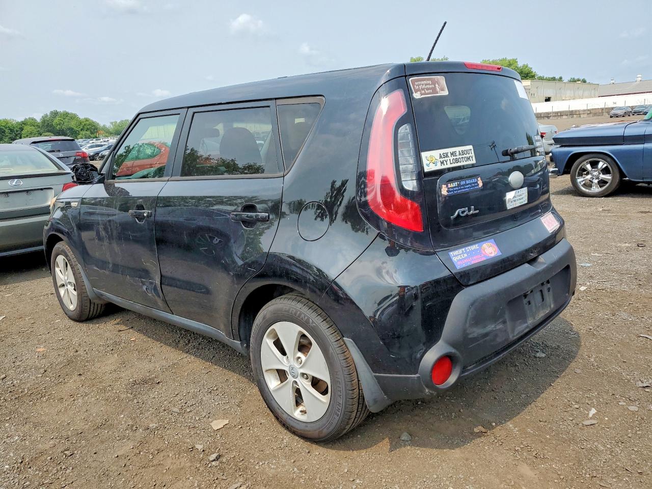 2014 Kia Soul Base Черный vin: KNDJN2A29E7035507