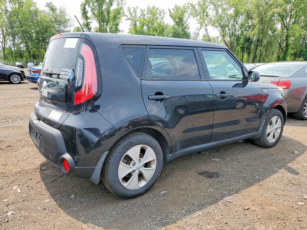 2014 Kia Soul Base Черный vin: KNDJN2A29E7035507