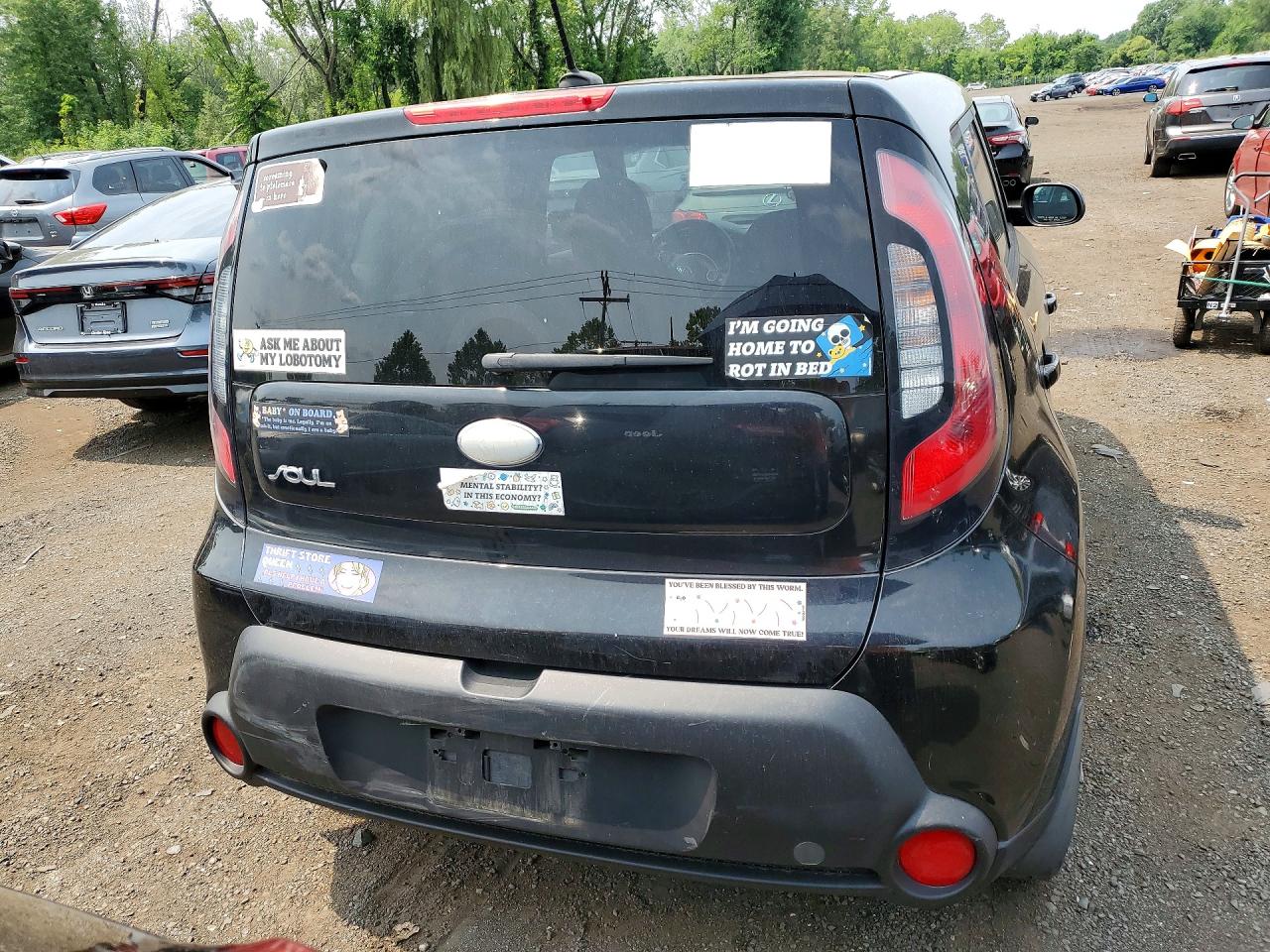 2014 Kia Soul Base Черный vin: KNDJN2A29E7035507