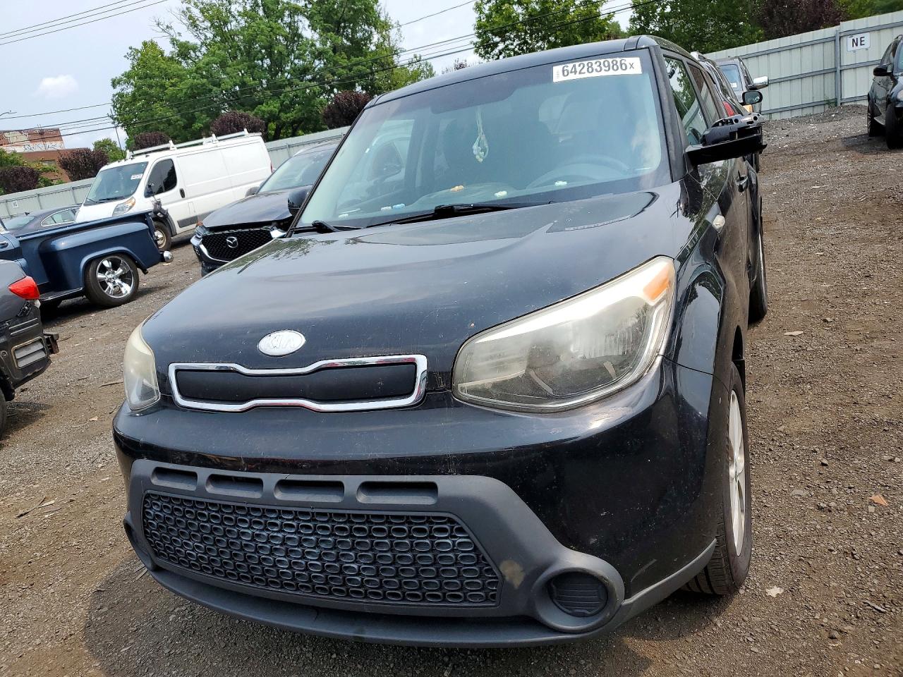 2014 Kia Soul Base Черный vin: KNDJN2A29E7035507