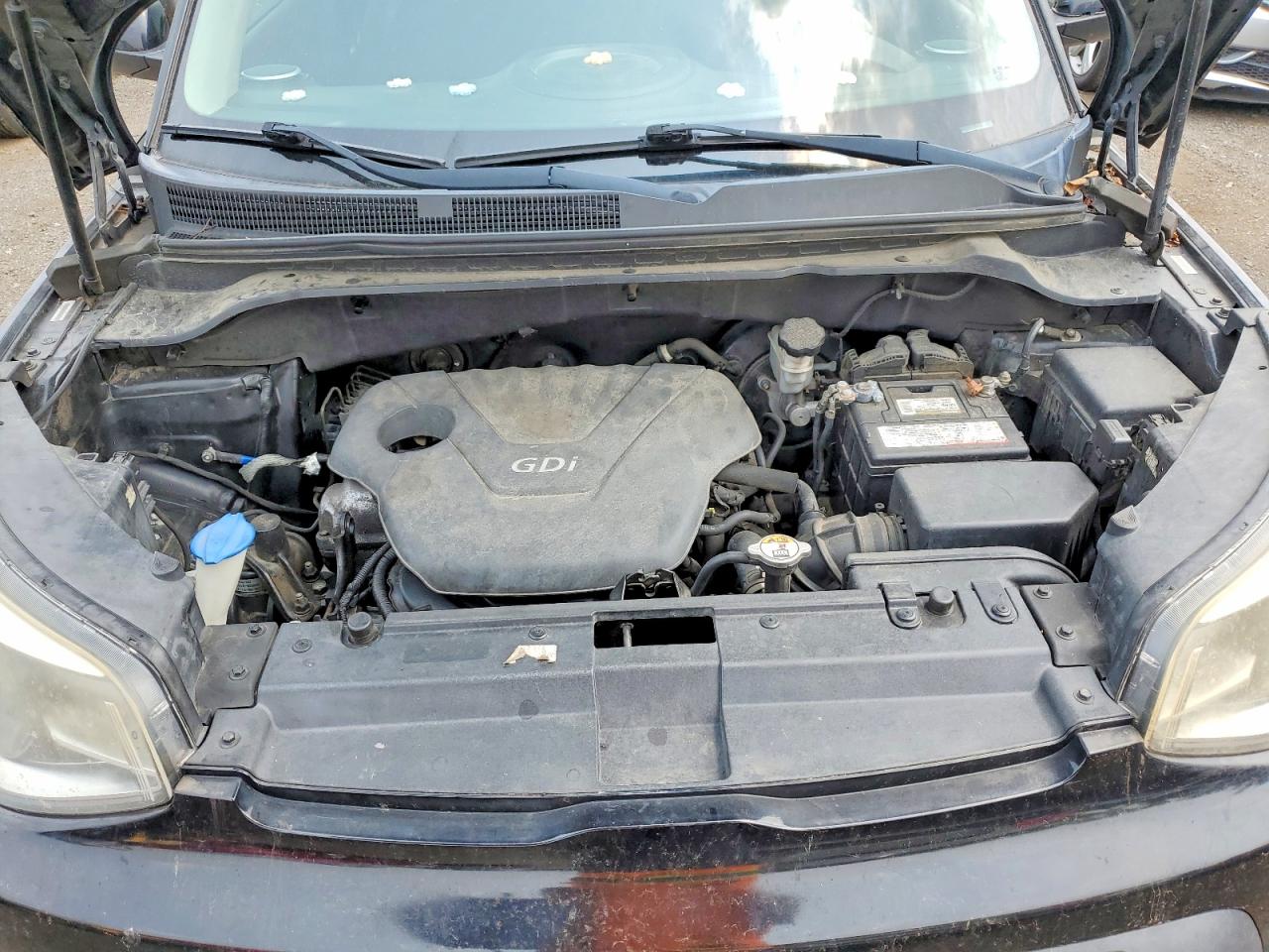 2014 Kia Soul Base Черный vin: KNDJN2A29E7035507
