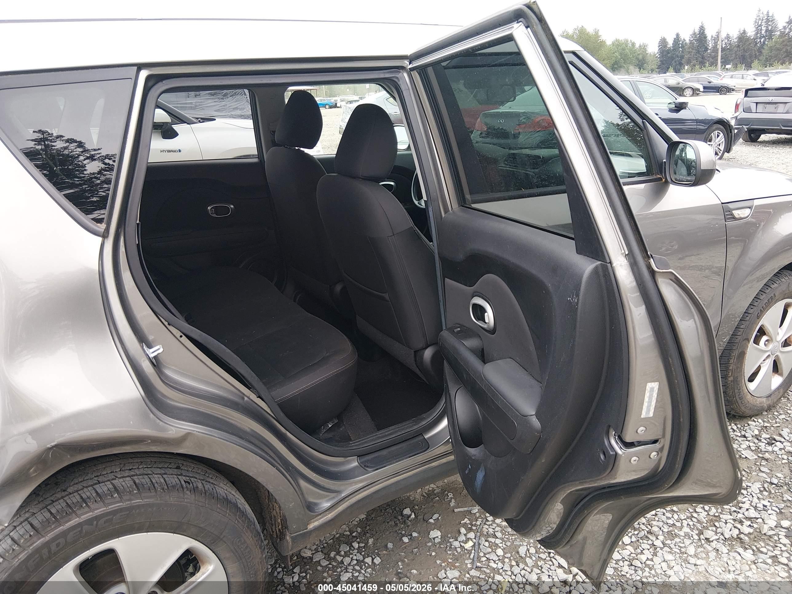 2014 Kia Soul   Gray vin: KNDJN2A29E7060052