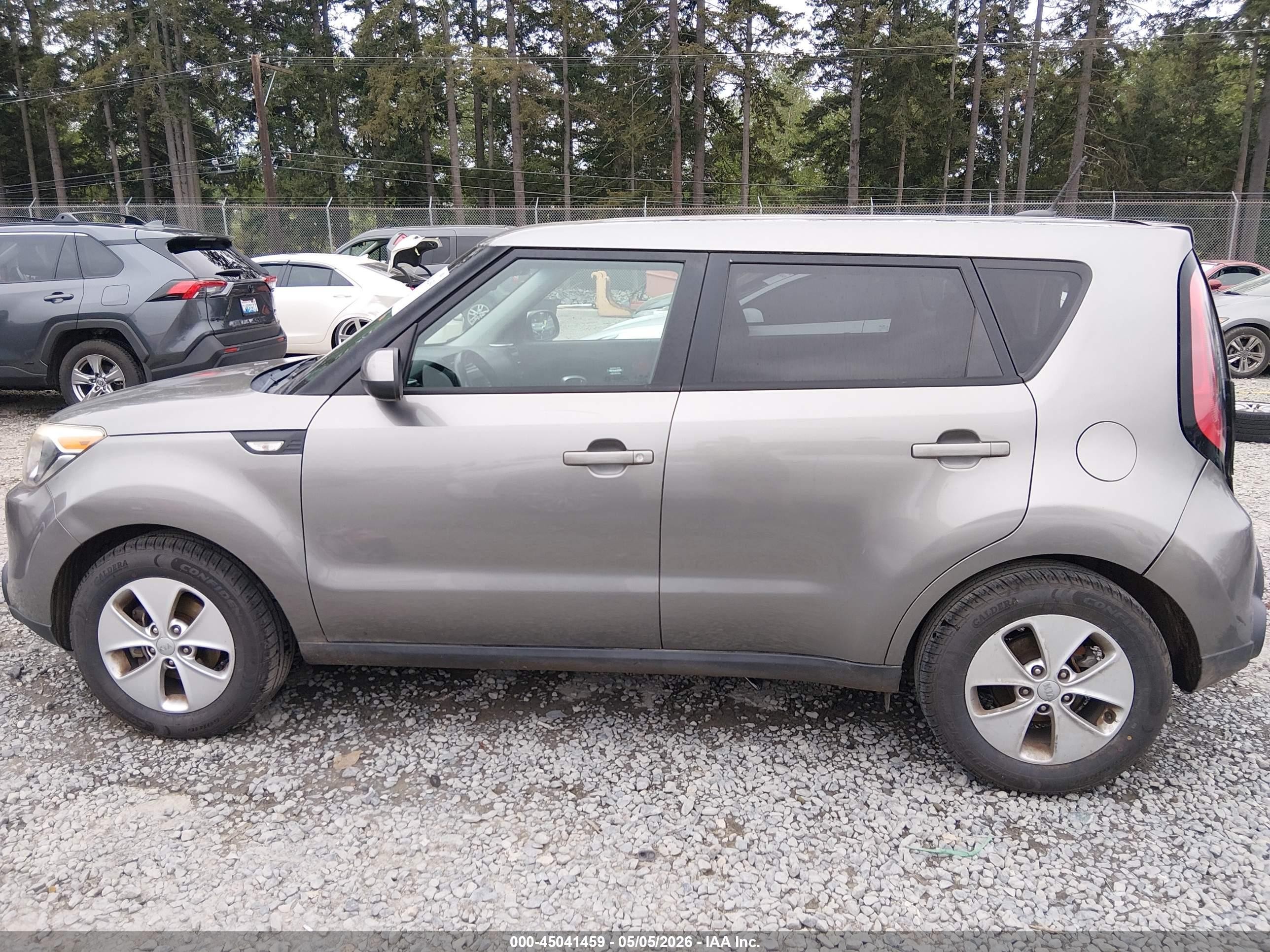 2014 Kia Soul   Gray vin: KNDJN2A29E7060052