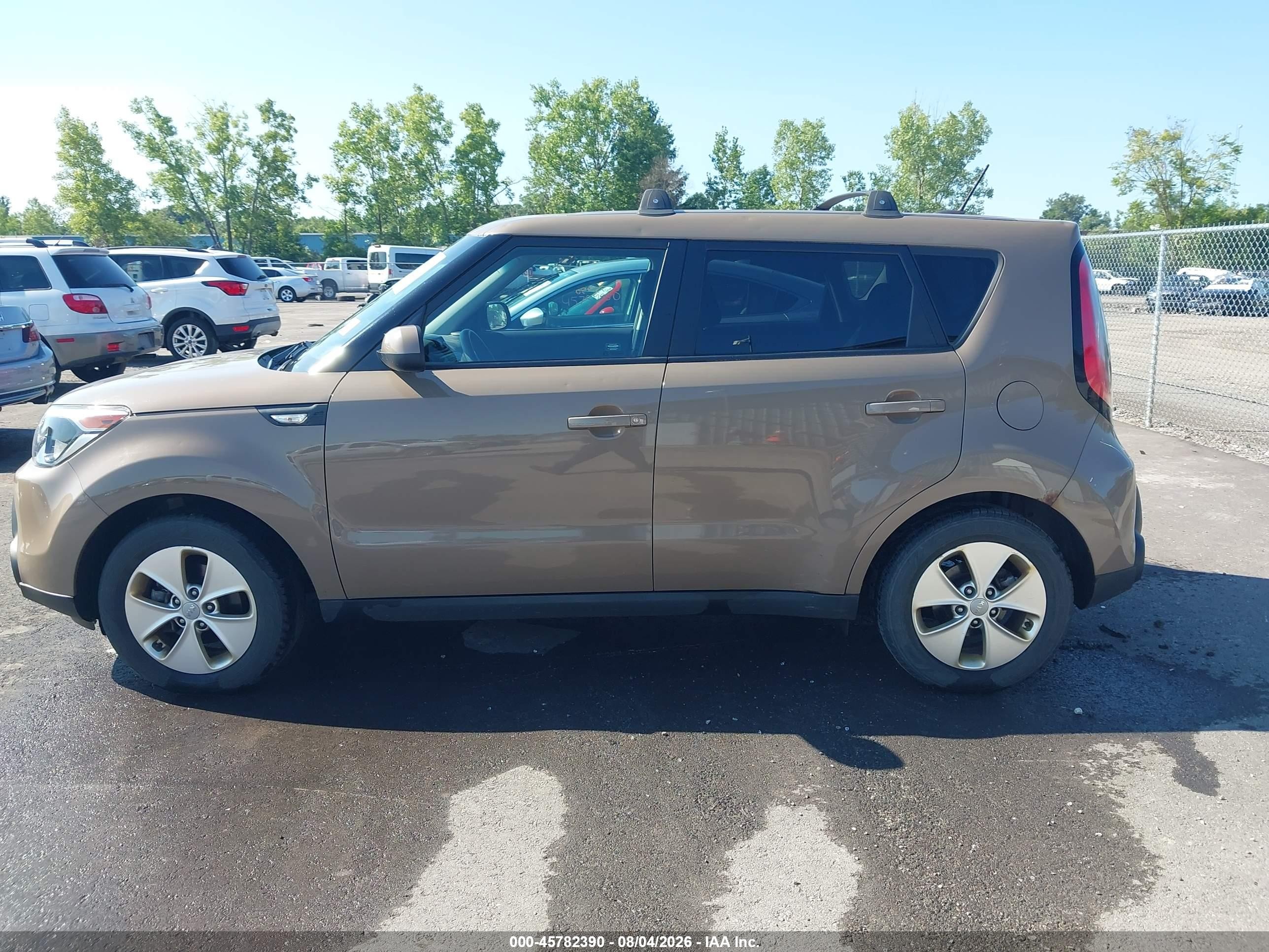 2014 Kia Soul   Brown vin: KNDJN2A29E7095321