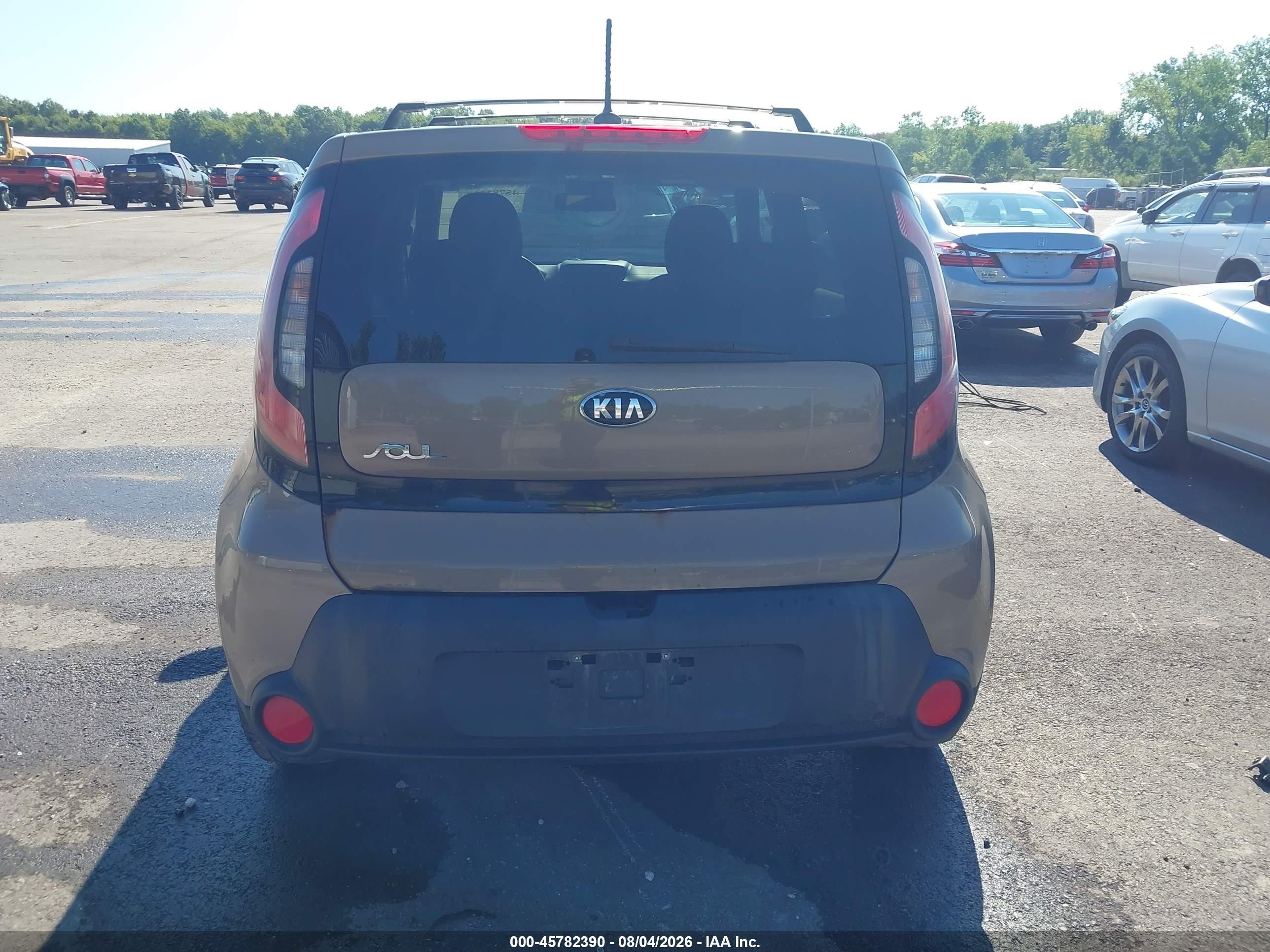 2014 Kia Soul   Brown vin: KNDJN2A29E7095321