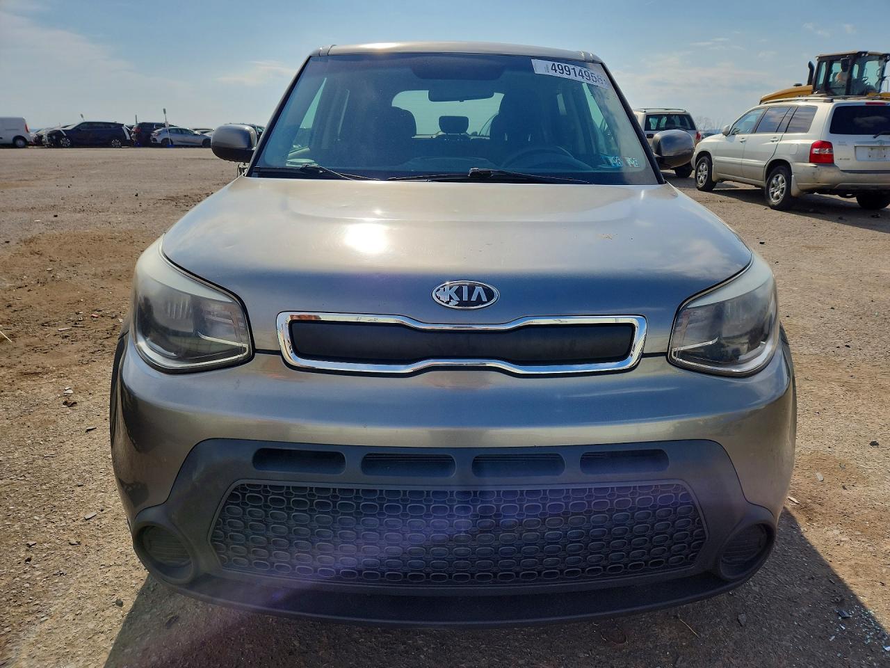 2014 Kia Soul Base Gray vin: KNDJN2A29E7104955