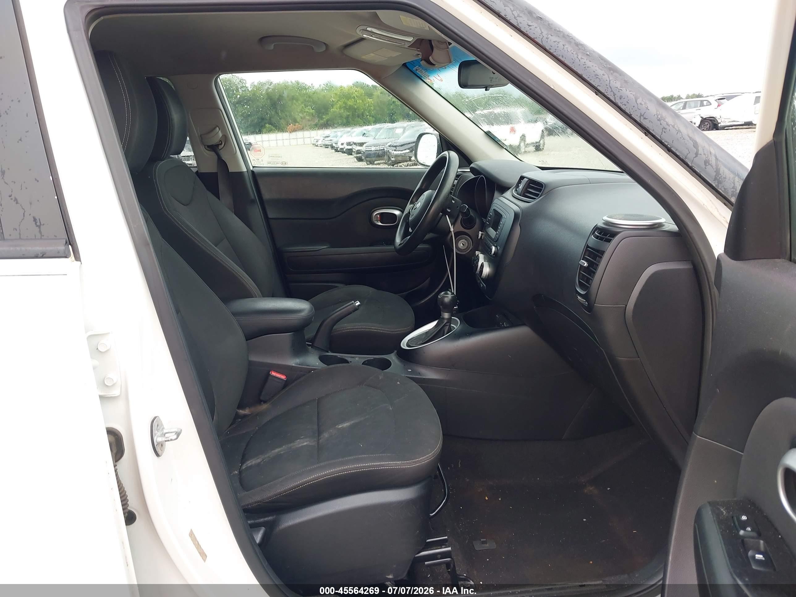 2014 Kia Soul   Белый vin: KNDJN2A29E7709378