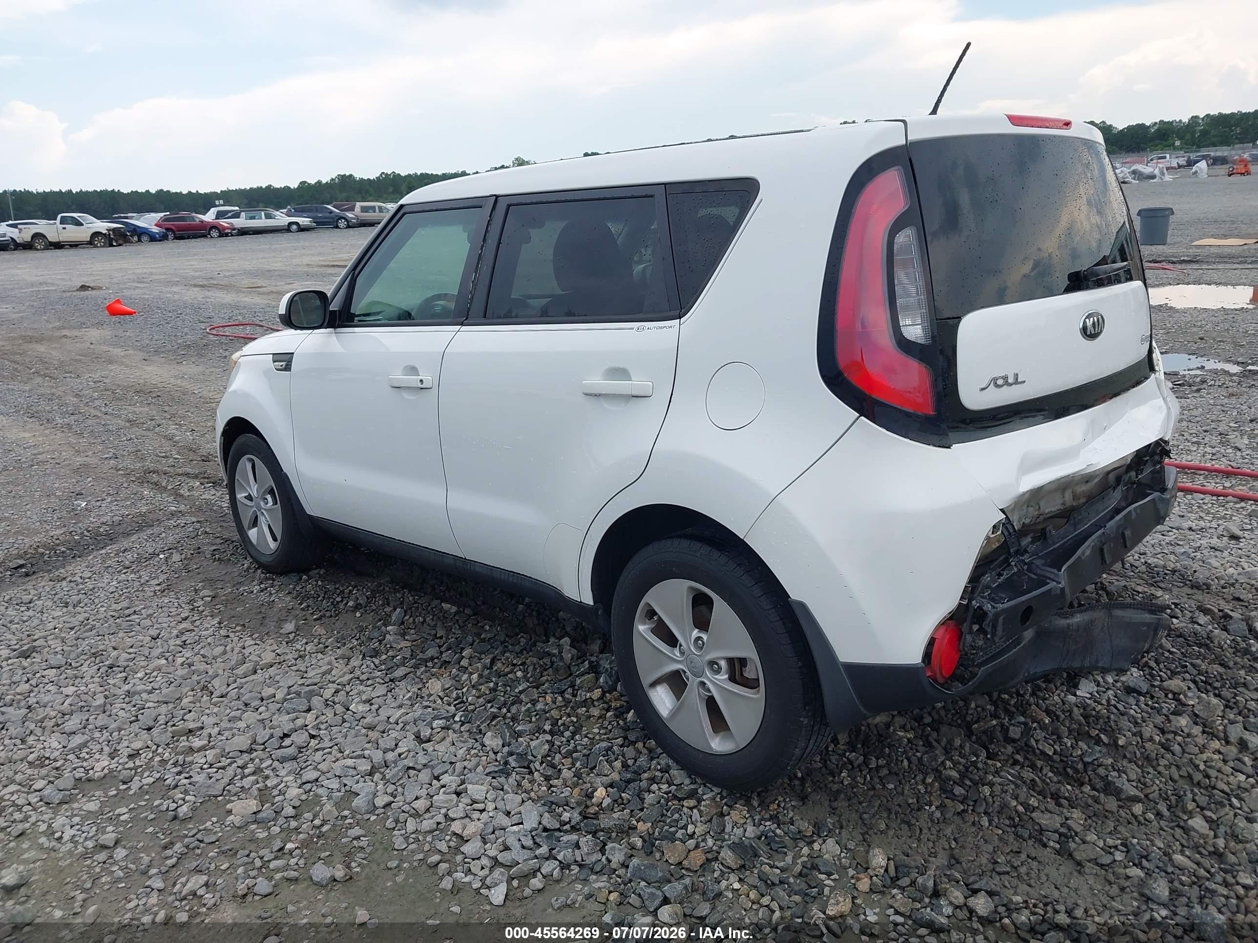 2014 Kia Soul   Белый vin: KNDJN2A29E7709378
