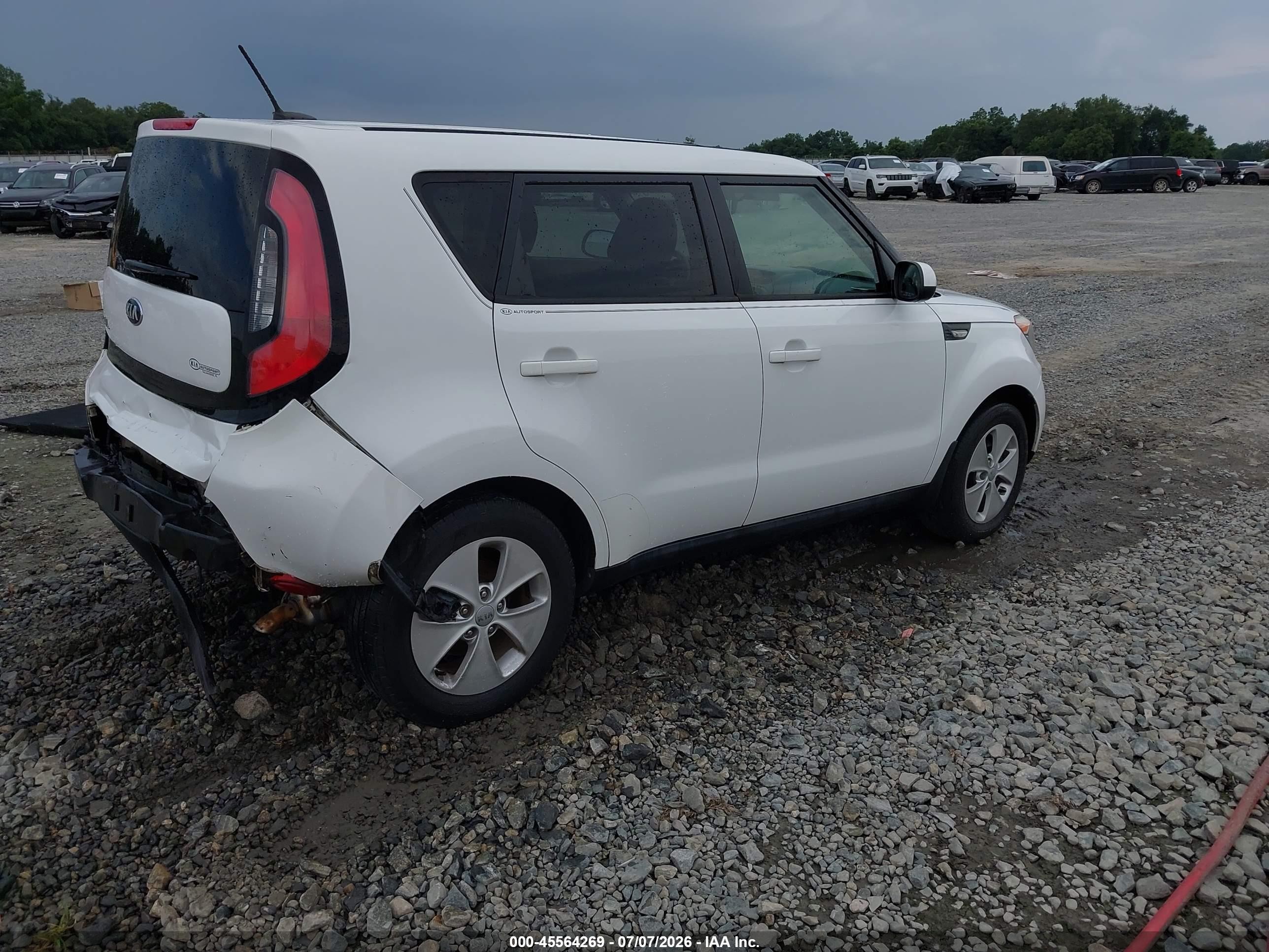 2014 Kia Soul   Белый vin: KNDJN2A29E7709378