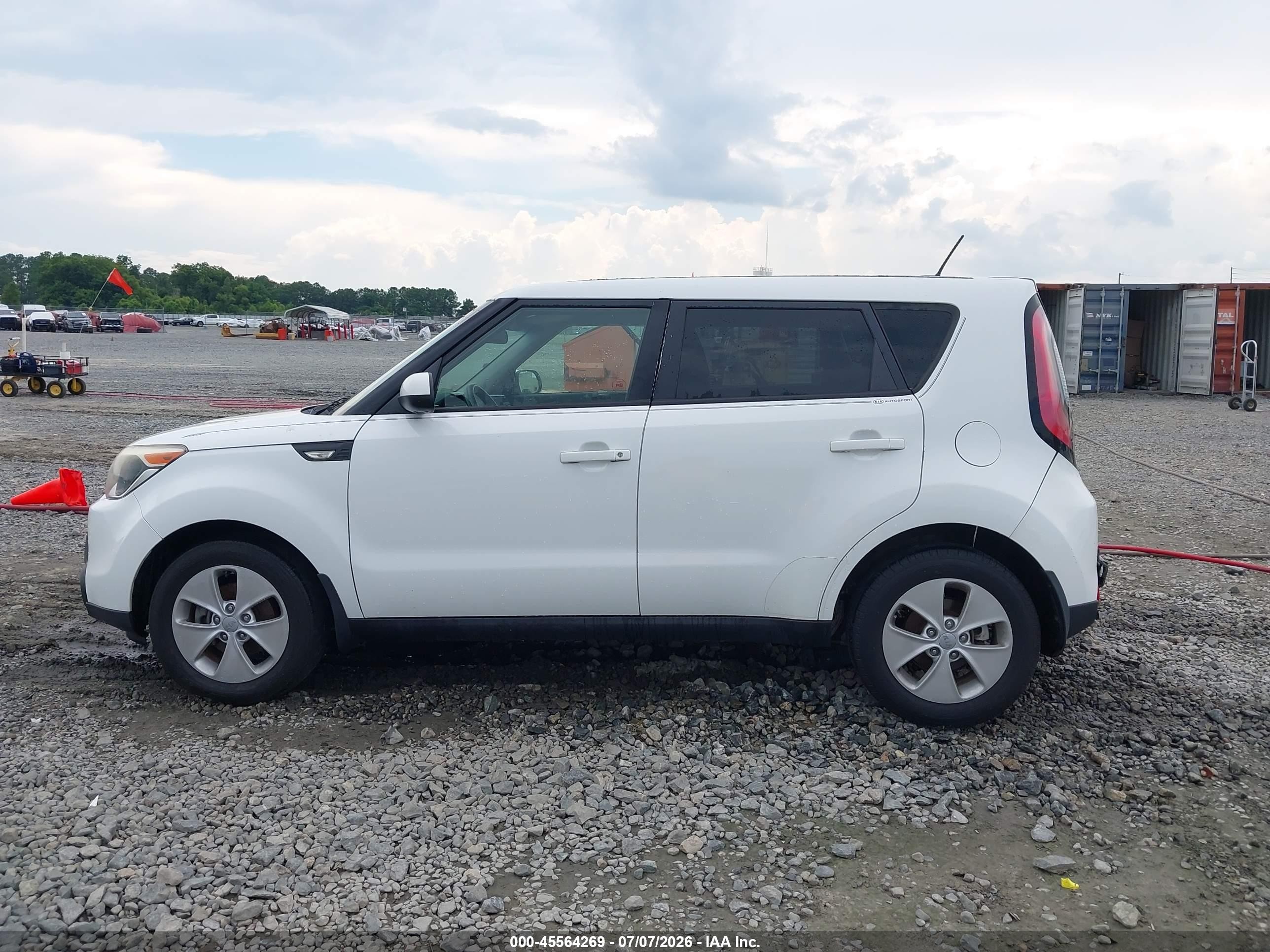 2014 Kia Soul   Белый vin: KNDJN2A29E7709378