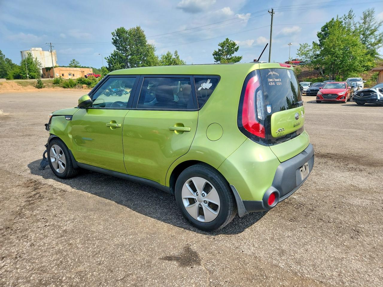 2014 Kia Soul Base Green vin: KNDJN2A29E7713009