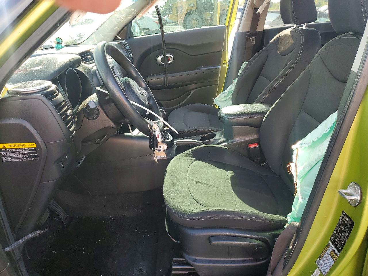 2014 Kia Soul Base Green vin: KNDJN2A29E7714449