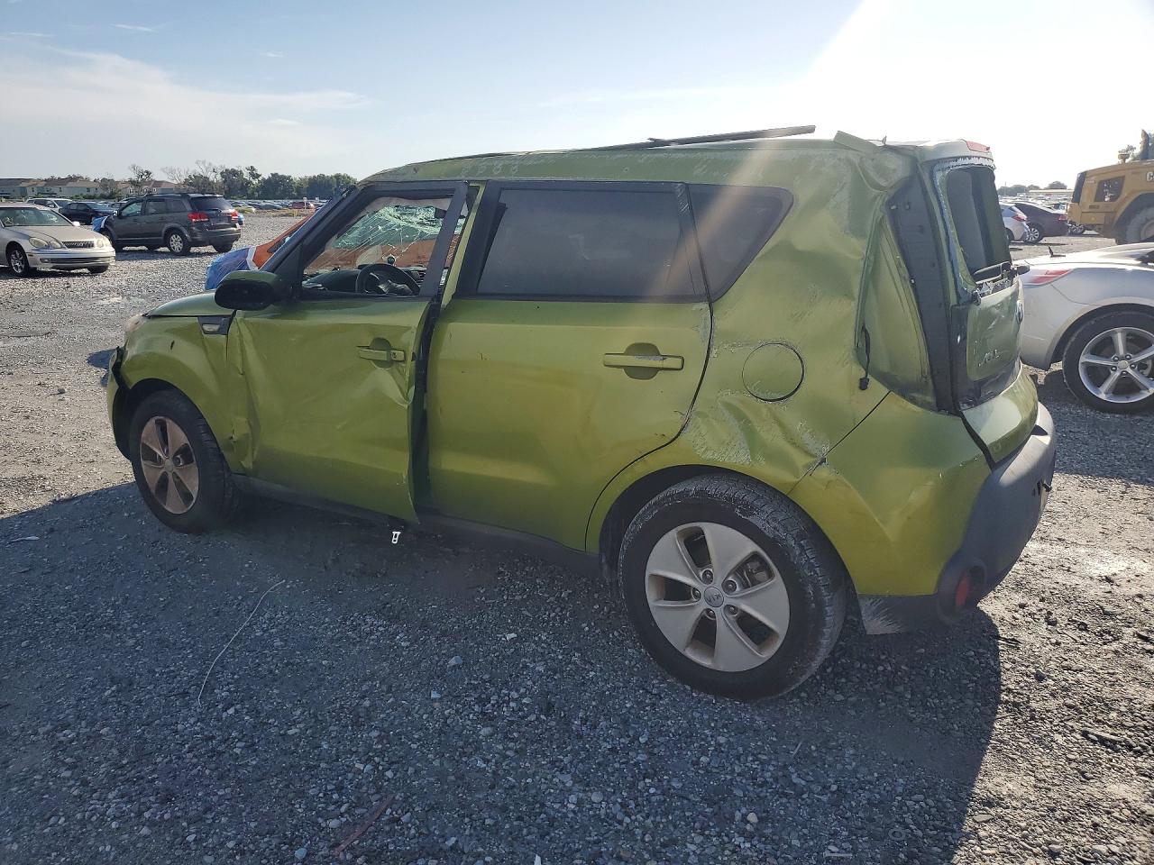 2014 Kia Soul Base Green vin: KNDJN2A29E7714449