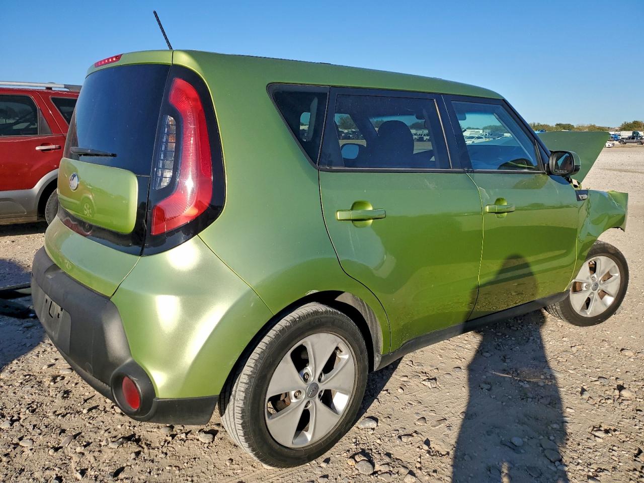 2014 Kia Soul Green vin: KNDJN2A29E7717934