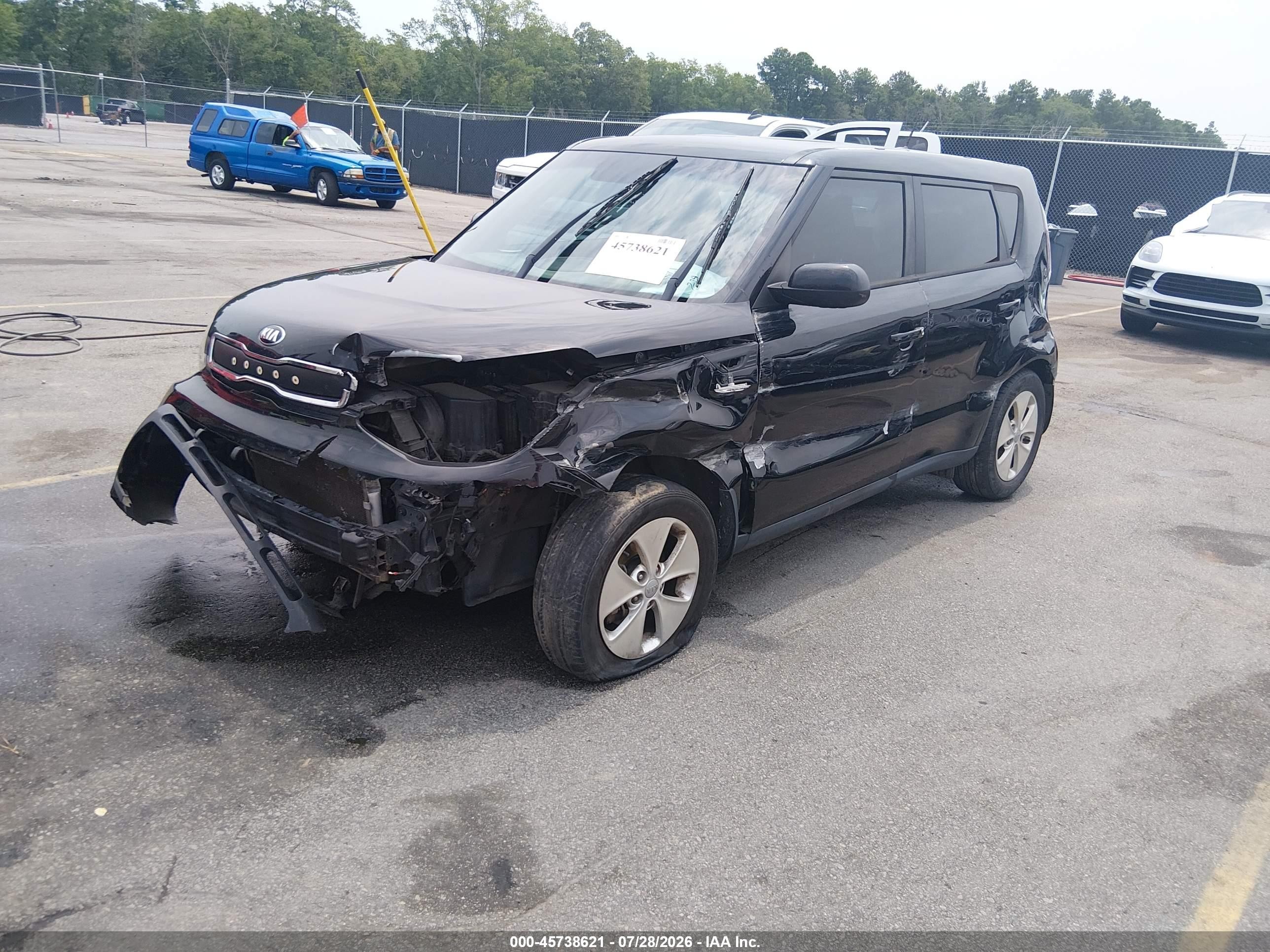 2014 Kia Soul   Black vin: KNDJN2A29E7718596