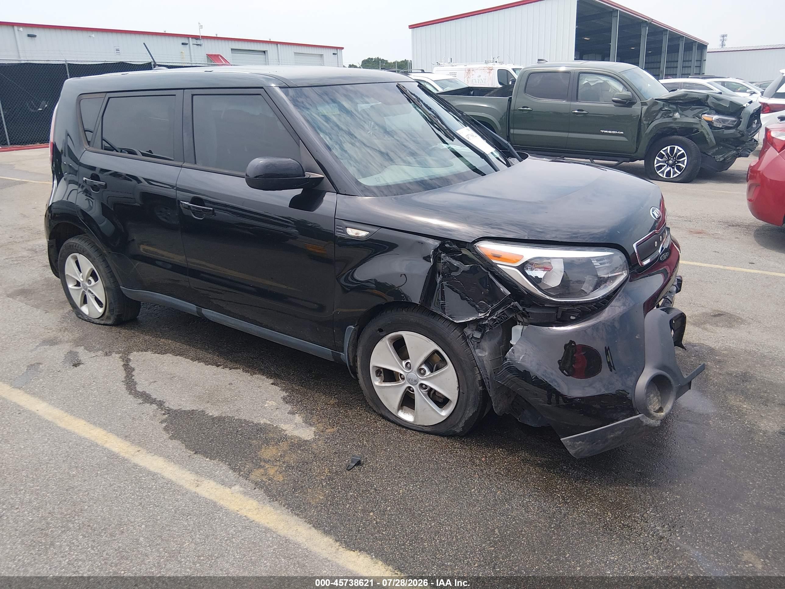 2014 Kia Soul   Black vin: KNDJN2A29E7718596