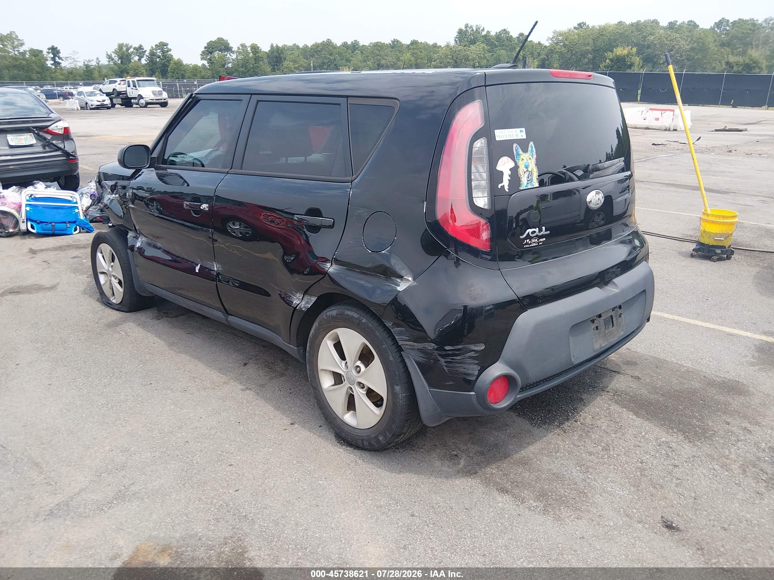 2014 Kia Soul   Black vin: KNDJN2A29E7718596