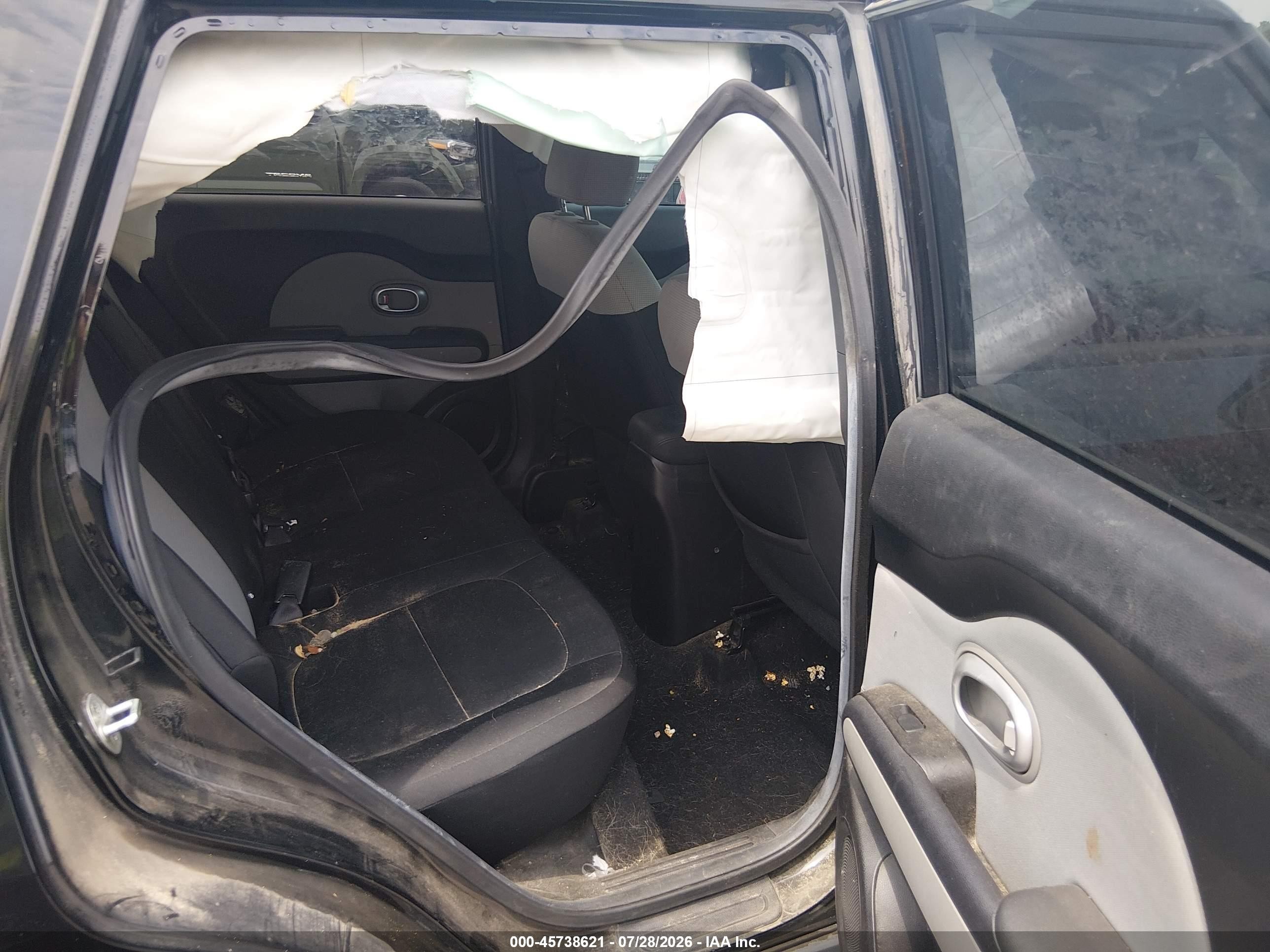 2014 Kia Soul   Black vin: KNDJN2A29E7718596