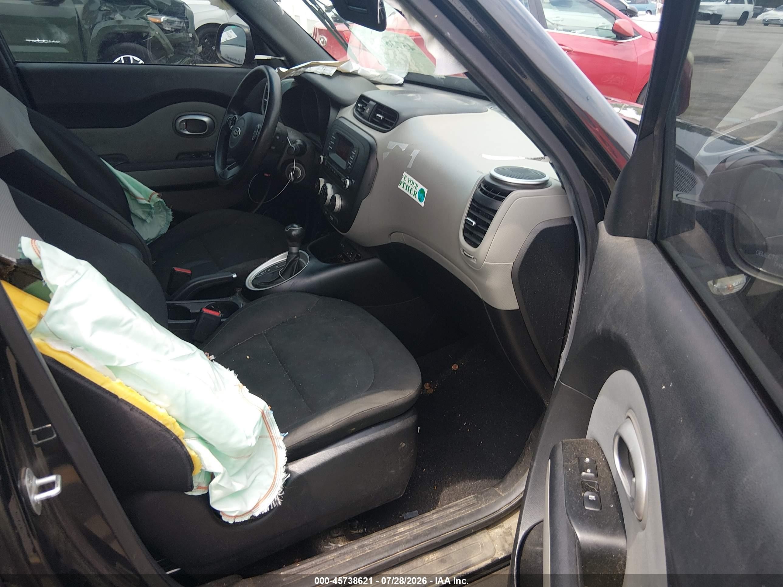 2014 Kia Soul   Black vin: KNDJN2A29E7718596