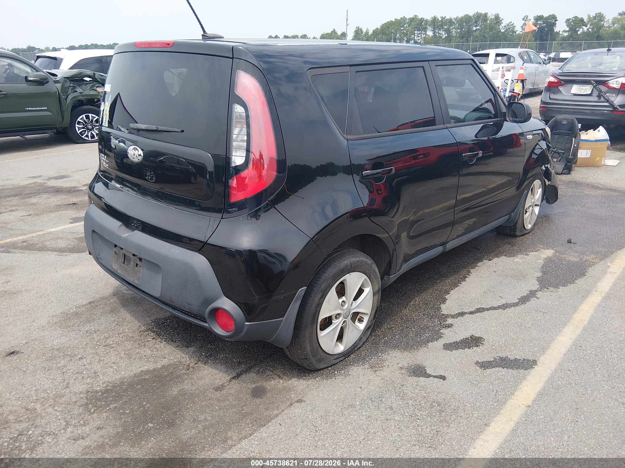 2014 Kia Soul   Black vin: KNDJN2A29E7718596