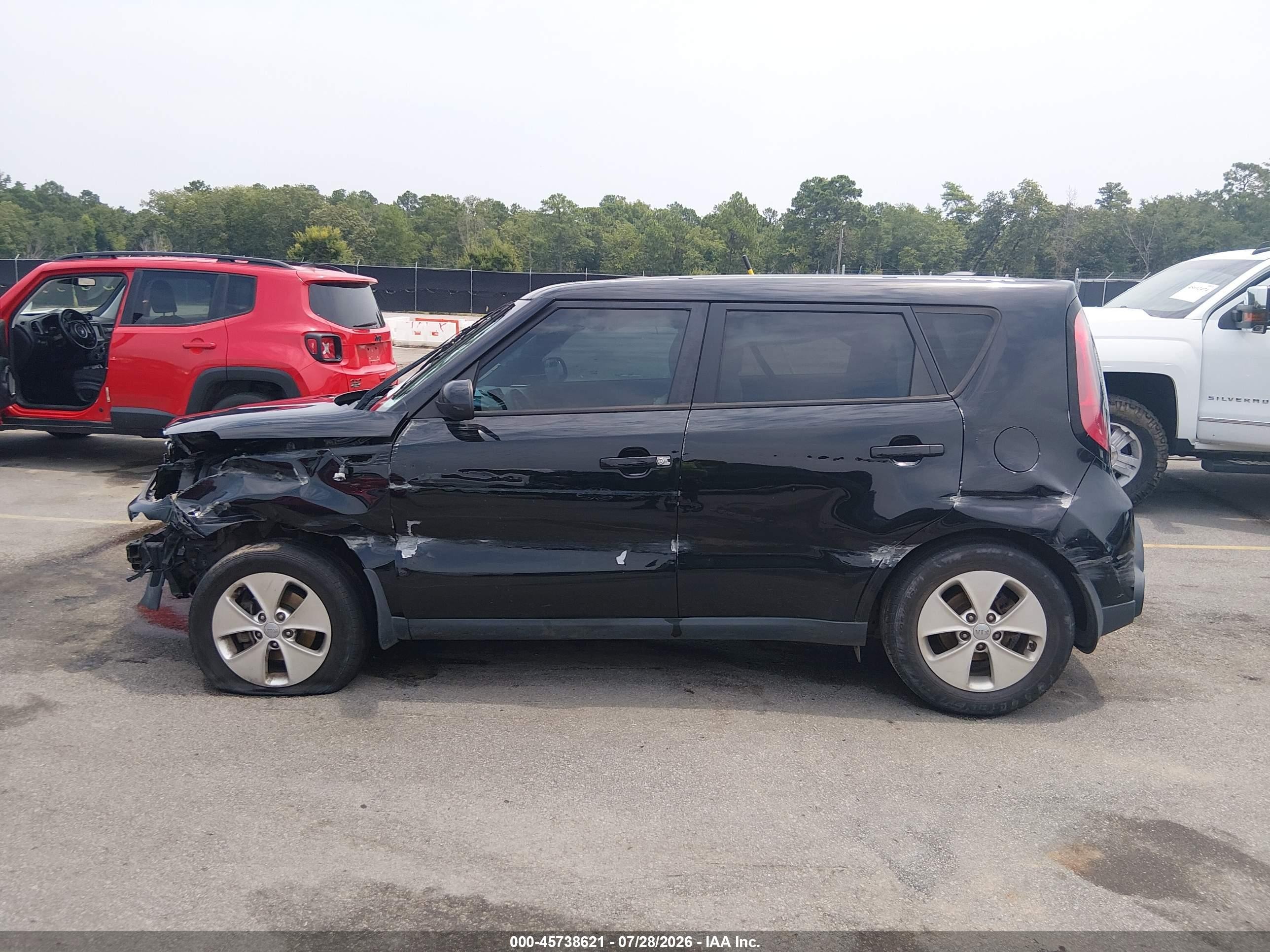 2014 Kia Soul   Black vin: KNDJN2A29E7718596