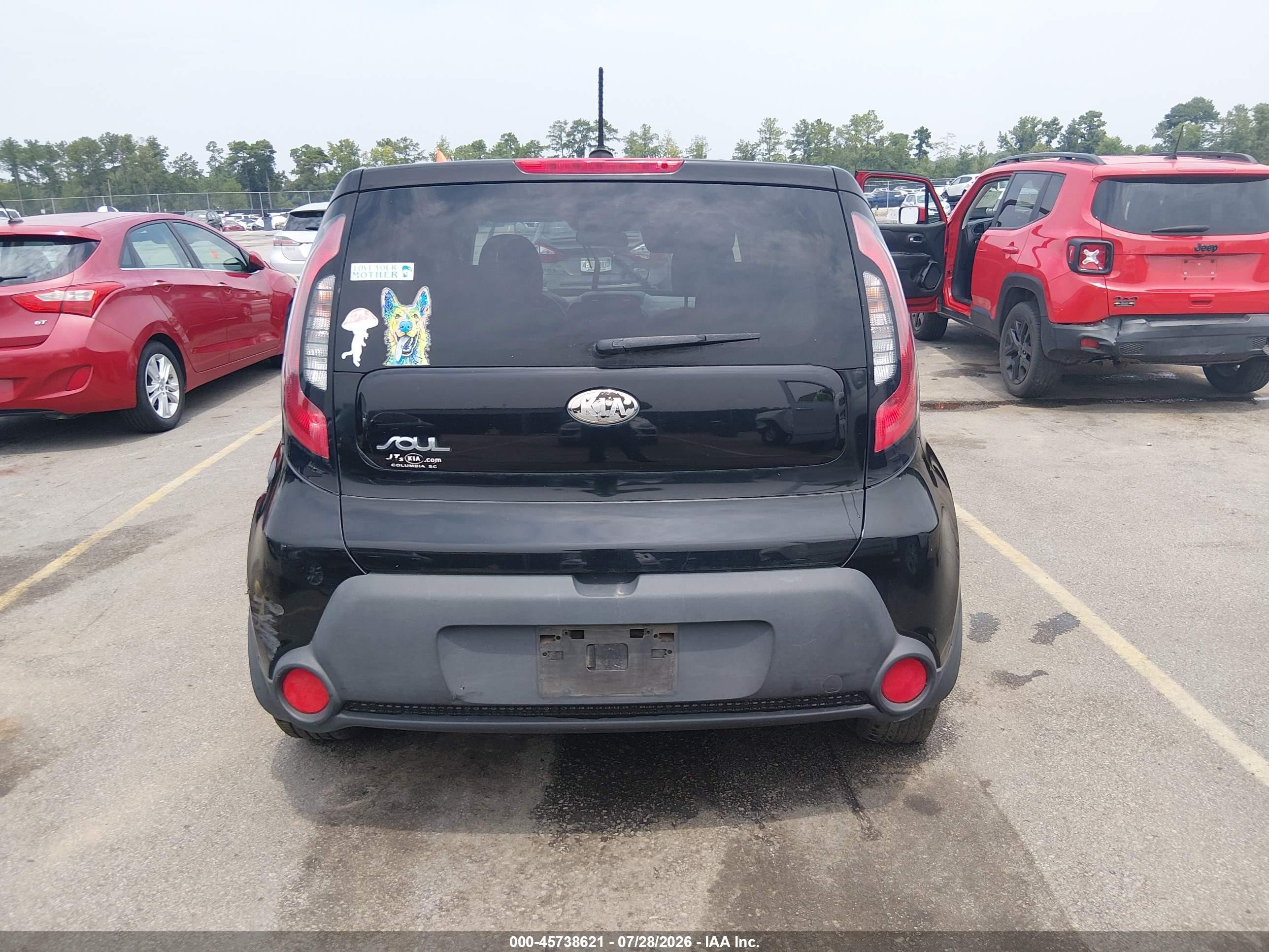 2014 Kia Soul   Black vin: KNDJN2A29E7718596