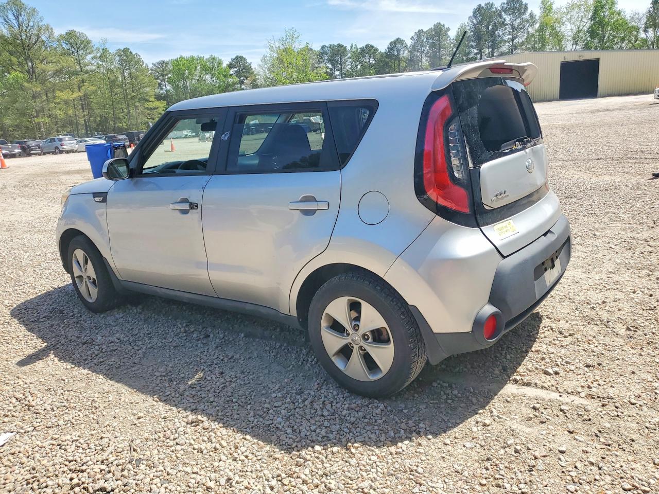 2014 Kia Soul Base Silver vin: KNDJN2A29E7722244