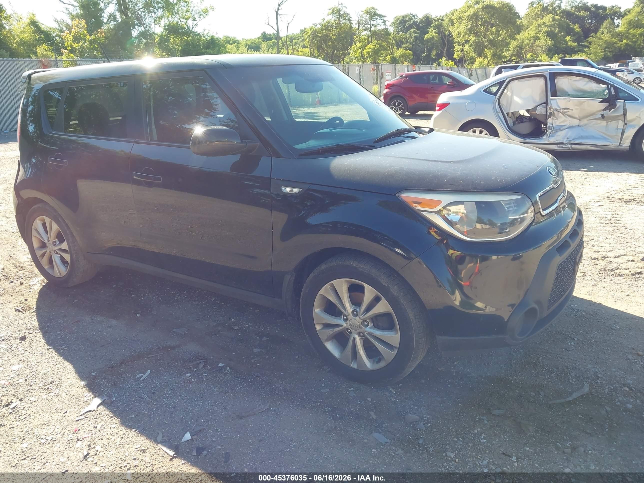 2014 Kia Soul   Black vin: KNDJN2A29E7722700